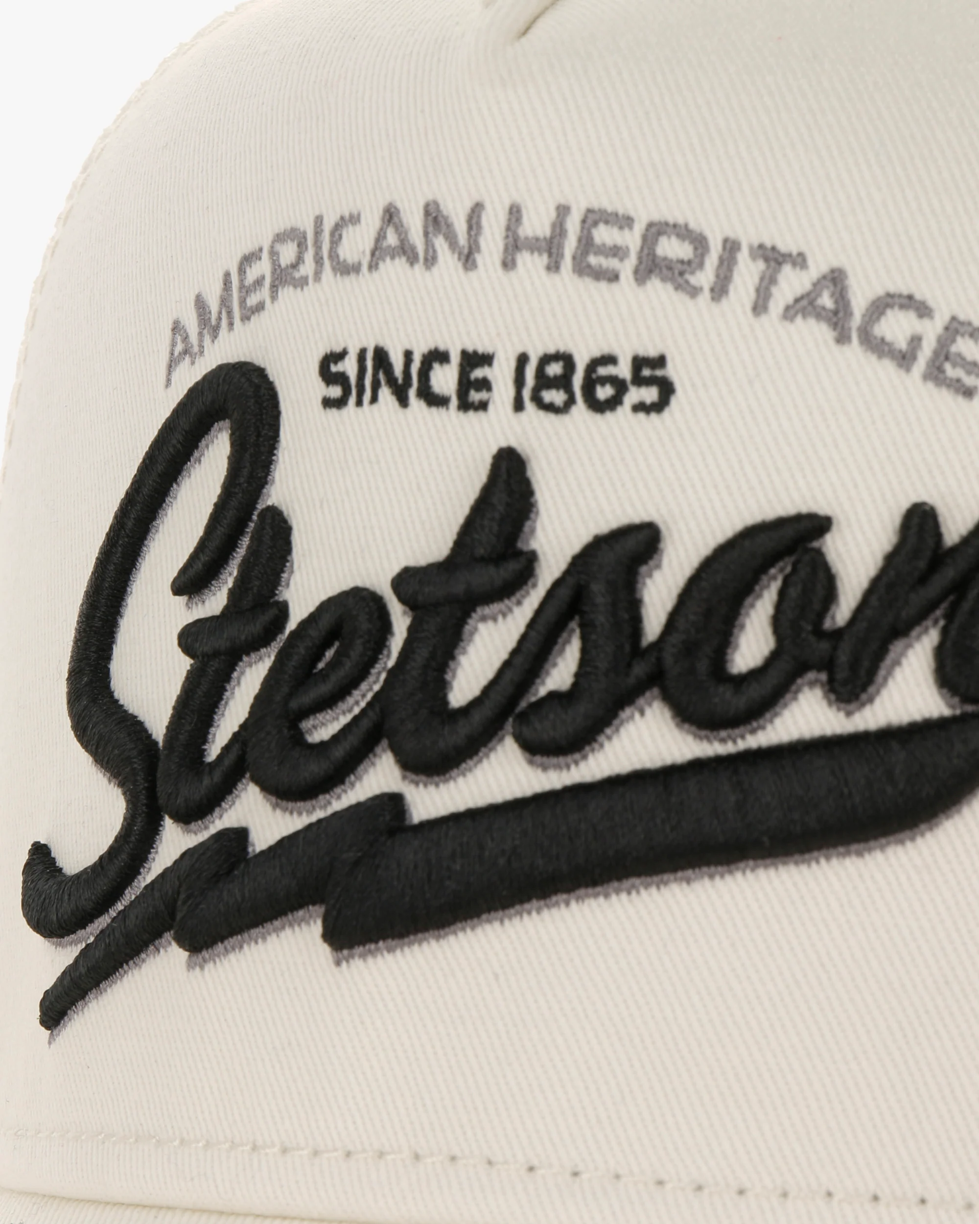 Stetson American Heritage Classic Trucker Cap - Off White - Image 2