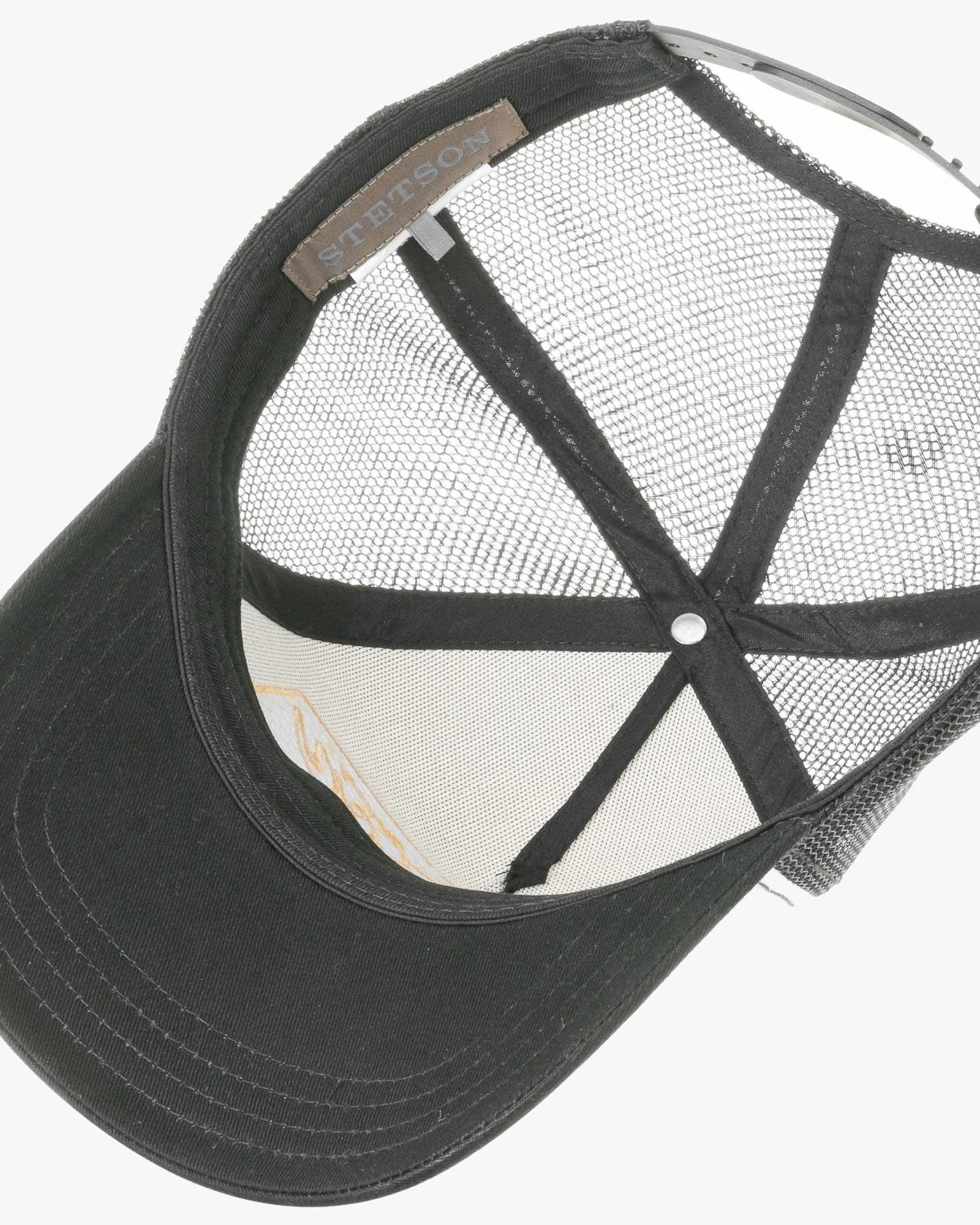 Stetson American Heritage Trucker Cap - Black / White - Image 4