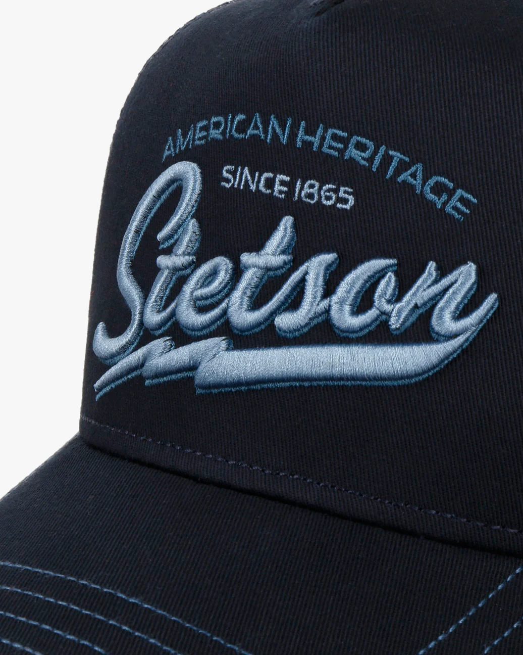Stetson American Heritage Classic Trucker Cap - Navy - Image 2