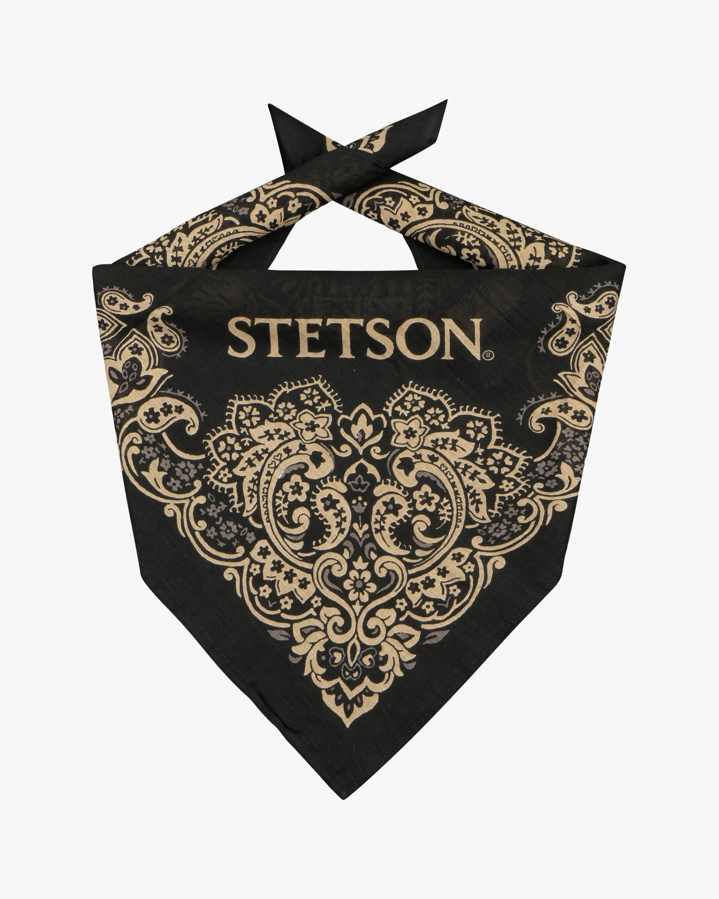 Stetson Cotton Bandana - Black