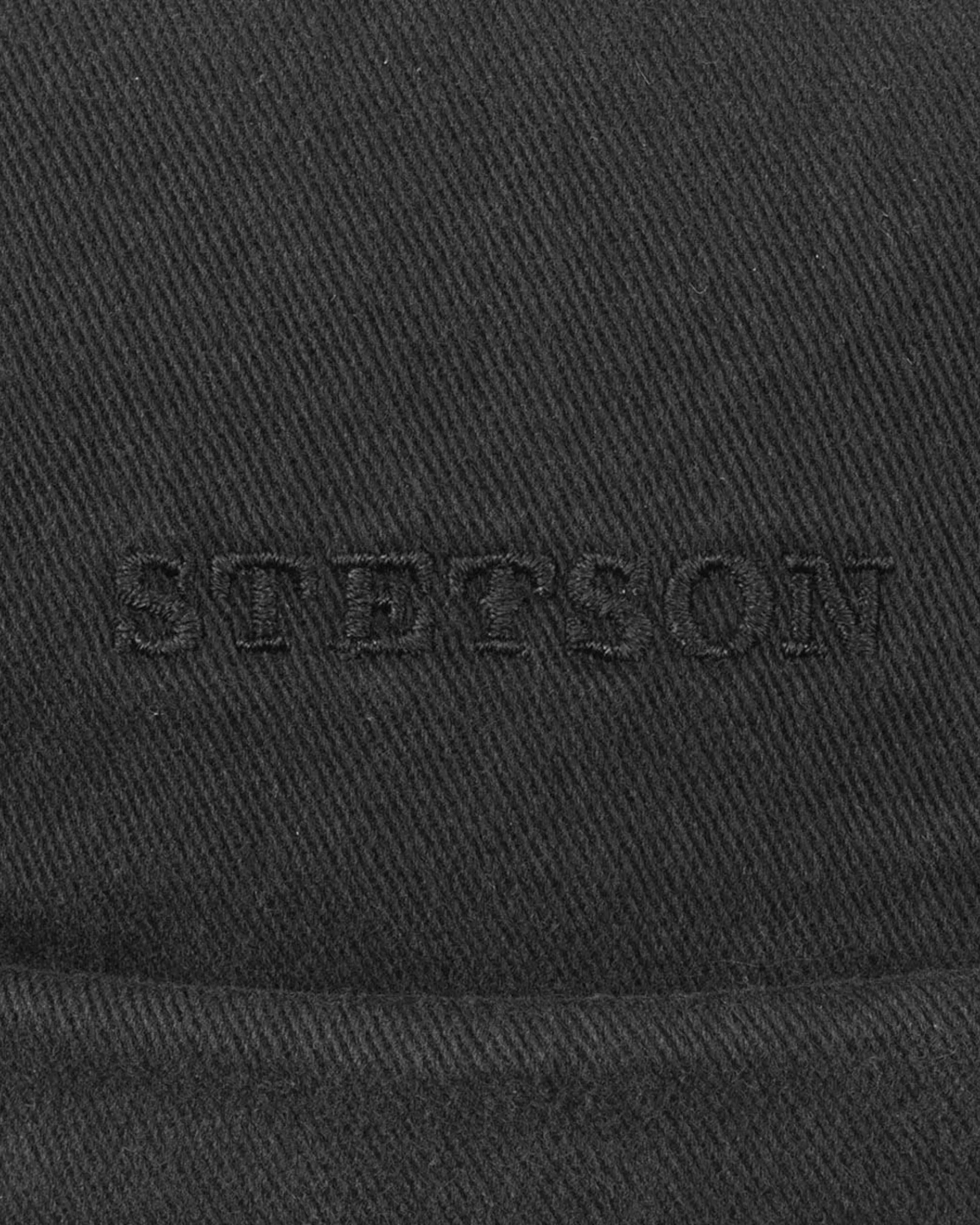Stetson Cotton Docker Cap - Black - Image 2