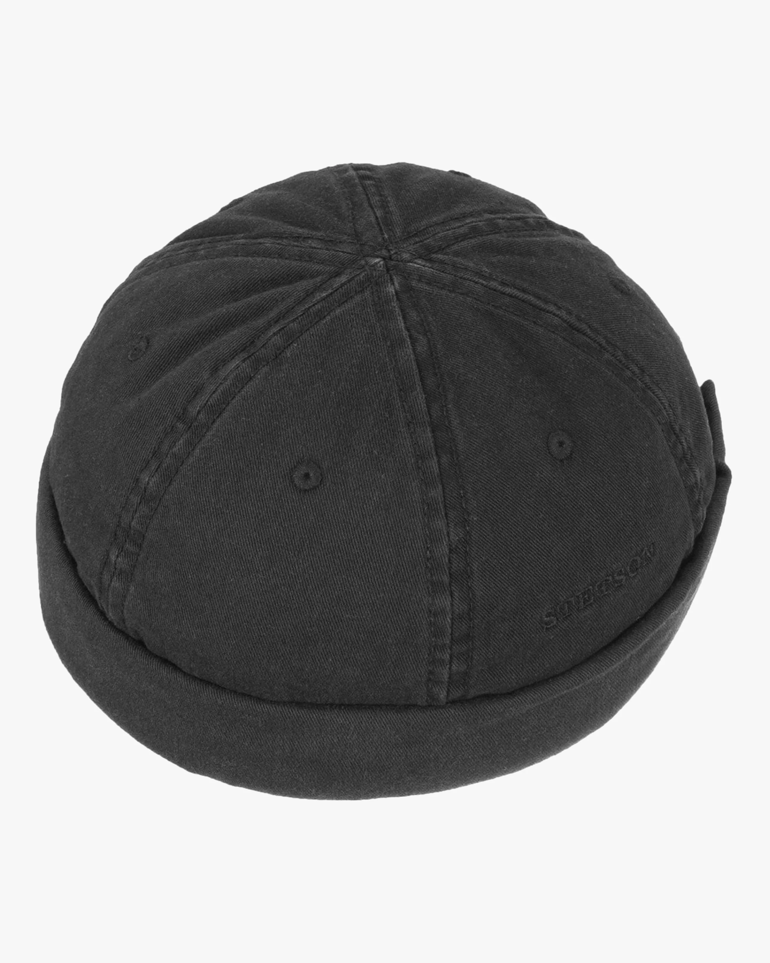 Stetson Cotton Docker Cap - Black - Image 3