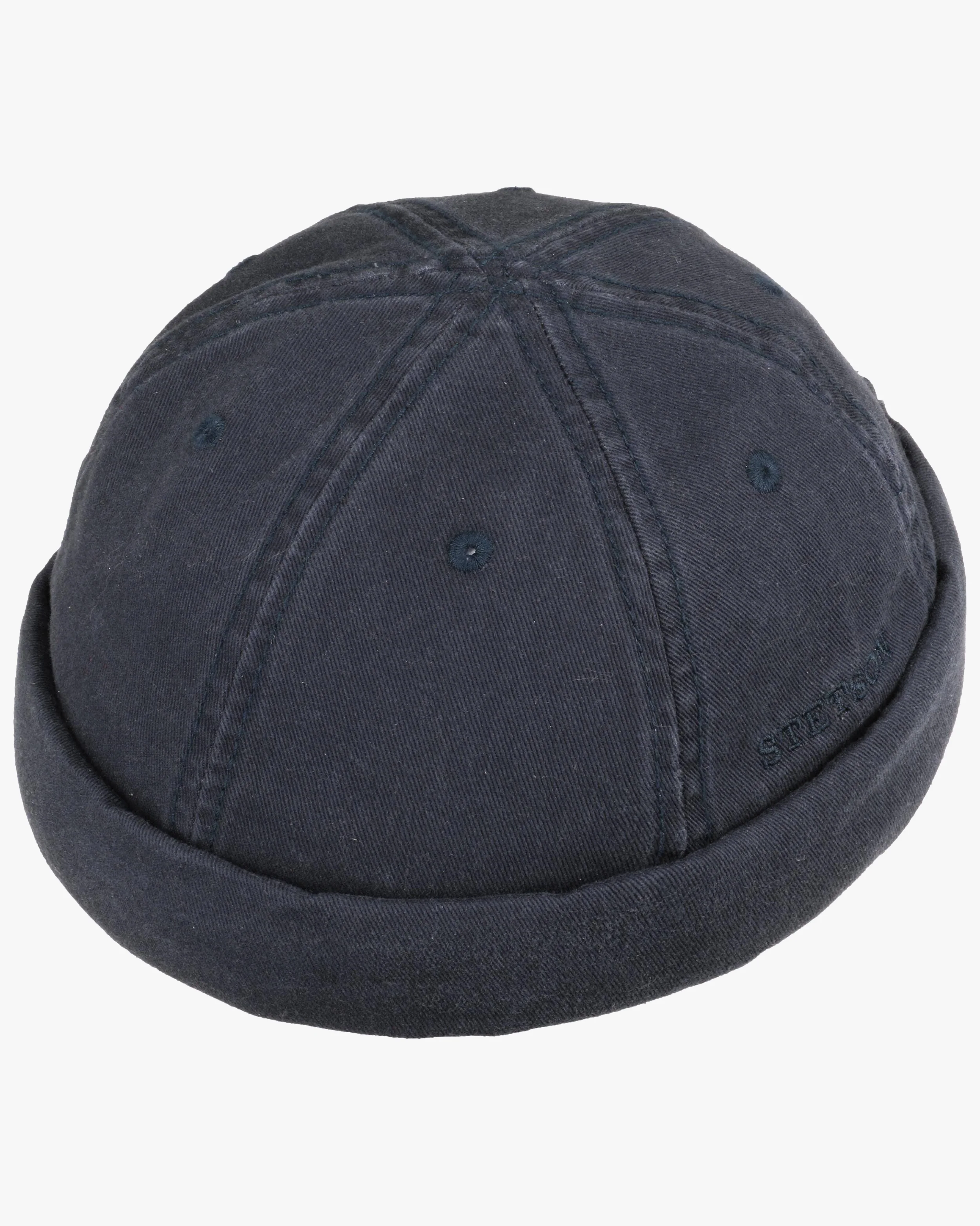 Stetson Cotton Docker Cap - Navy - Image 2