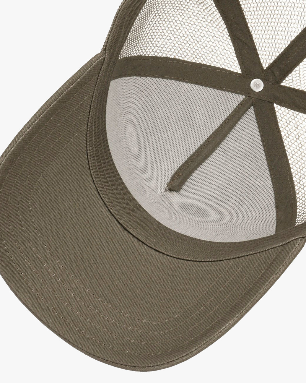 Stetson Cotton Trucker Cap - Olive - Image 5