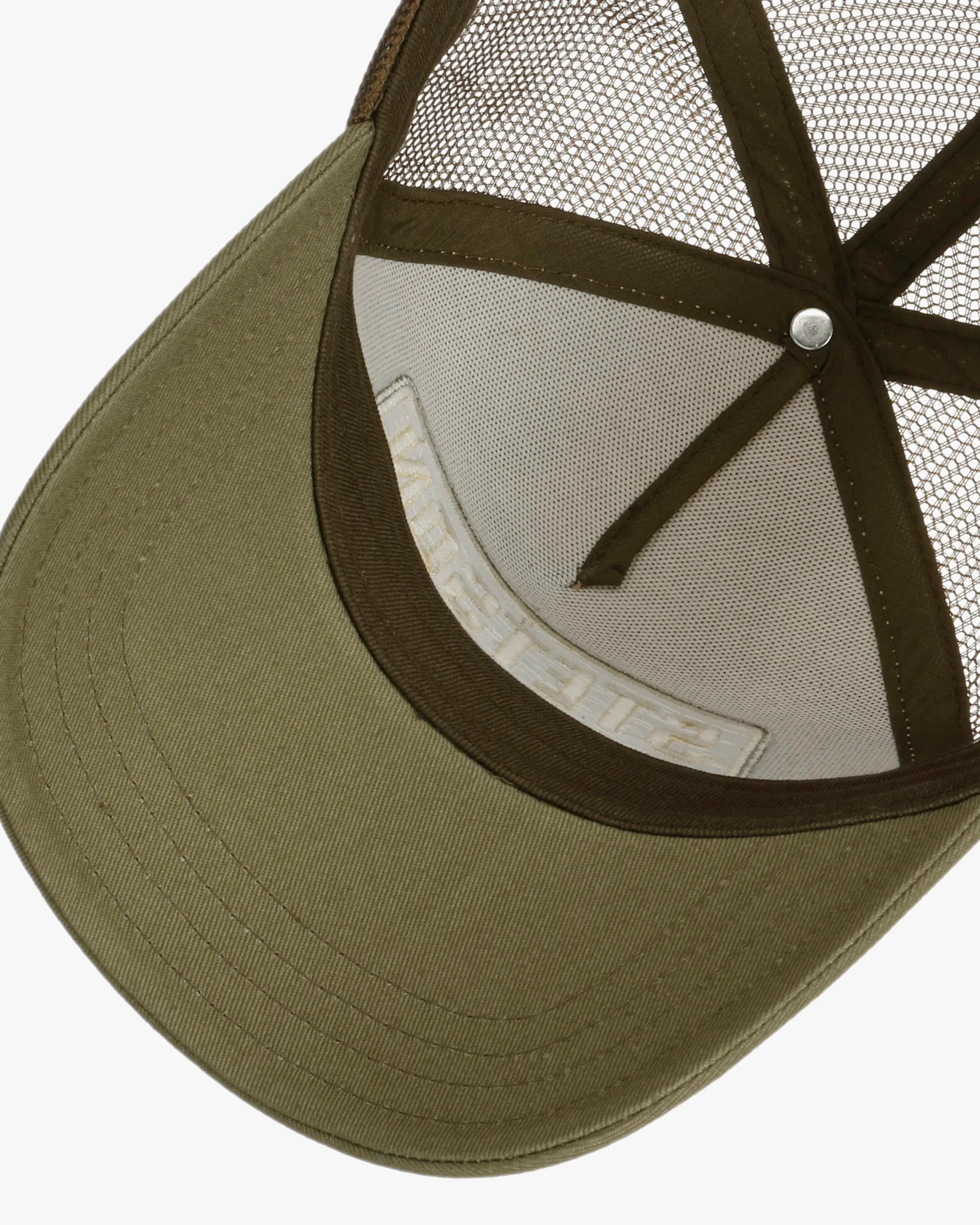 Stetson Gasoline Trucker Cap - Green / Beige - Image 4