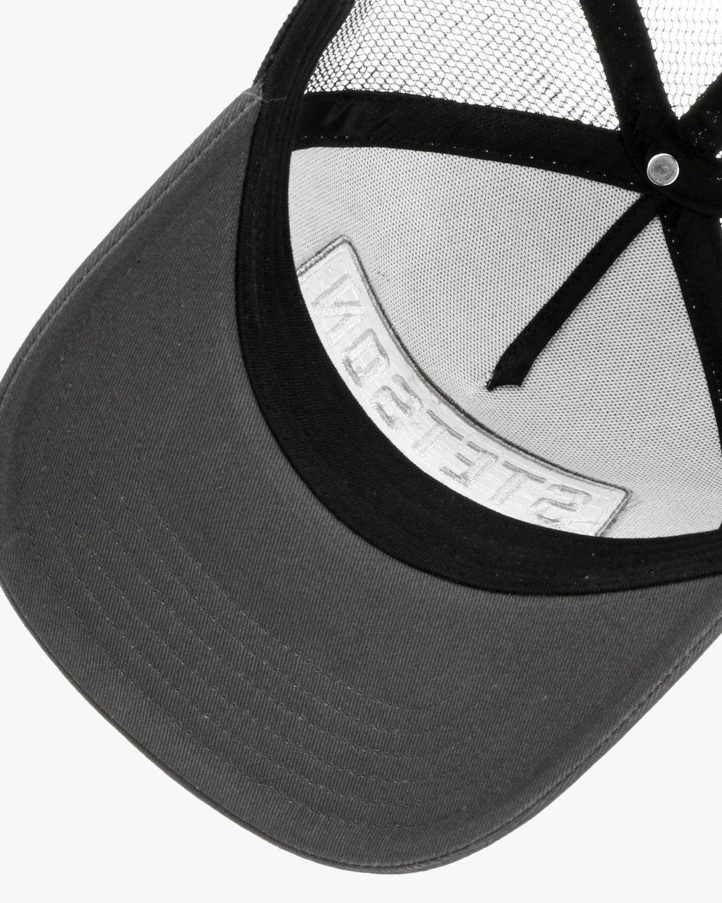Stetson Gasoline Trucker Cap - Grey / Black - Image 4