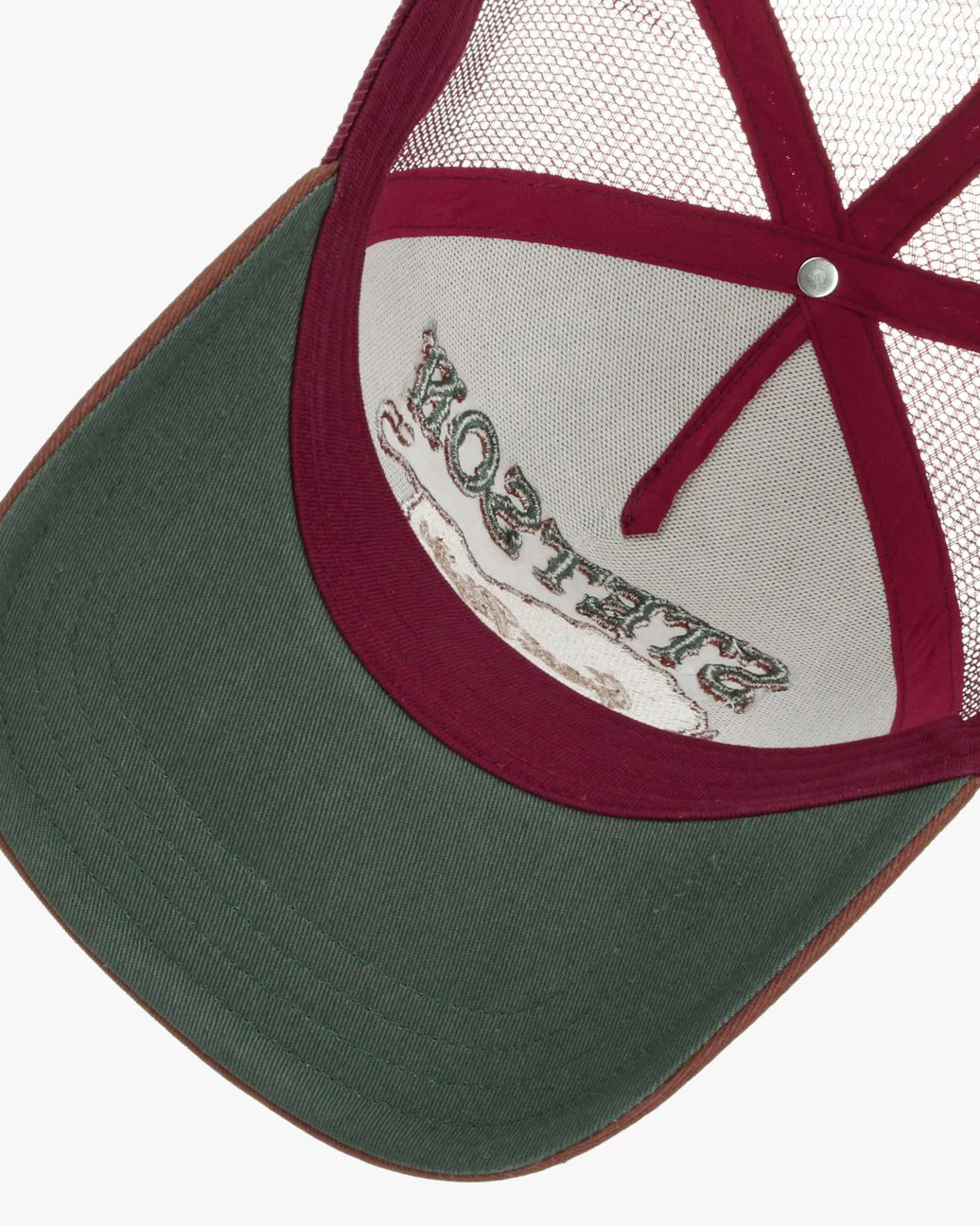 Stetson Great Plains Trucker Cap - Brown / Wine - Image 4