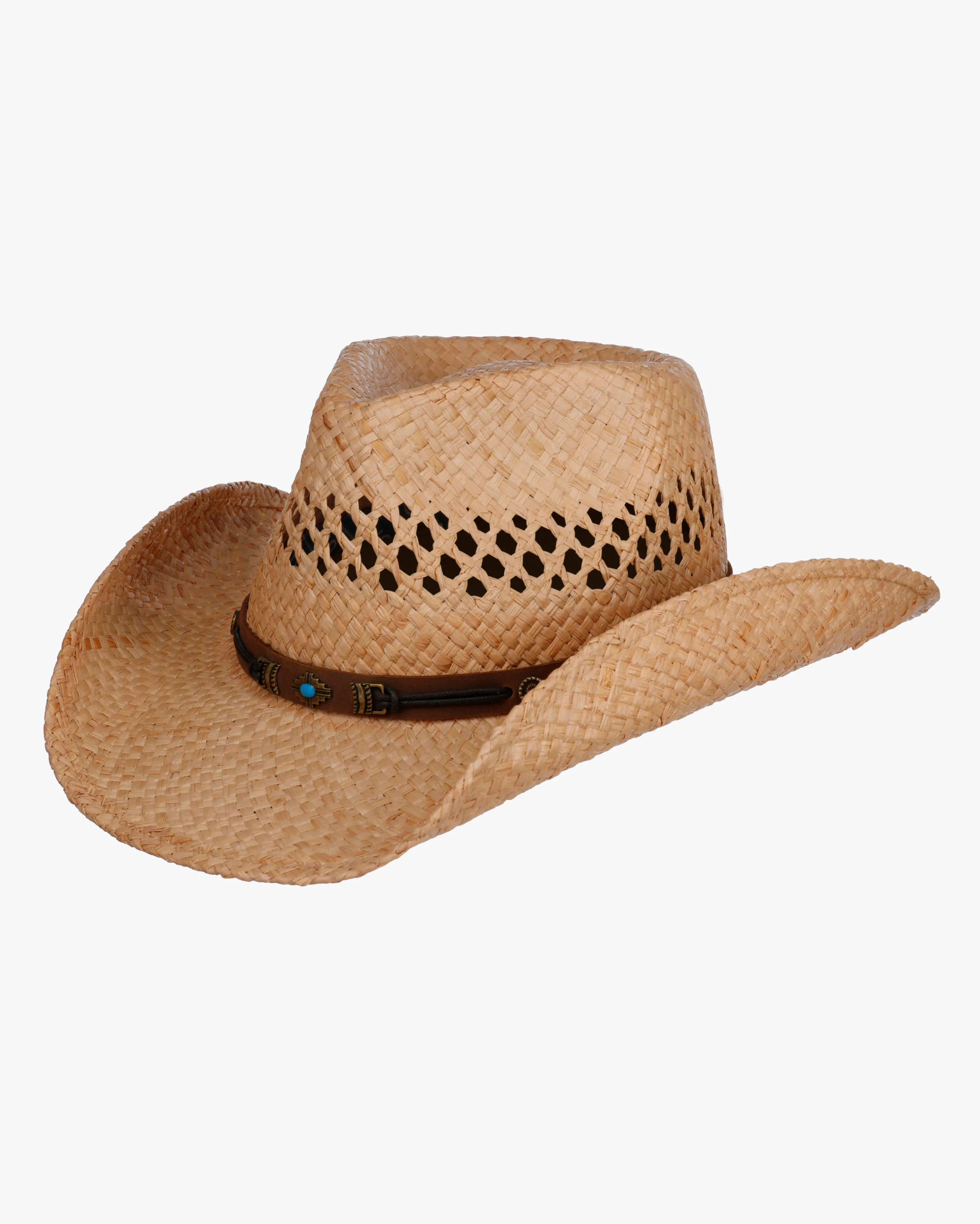 Stetson Western Raffia Hat - Natural
