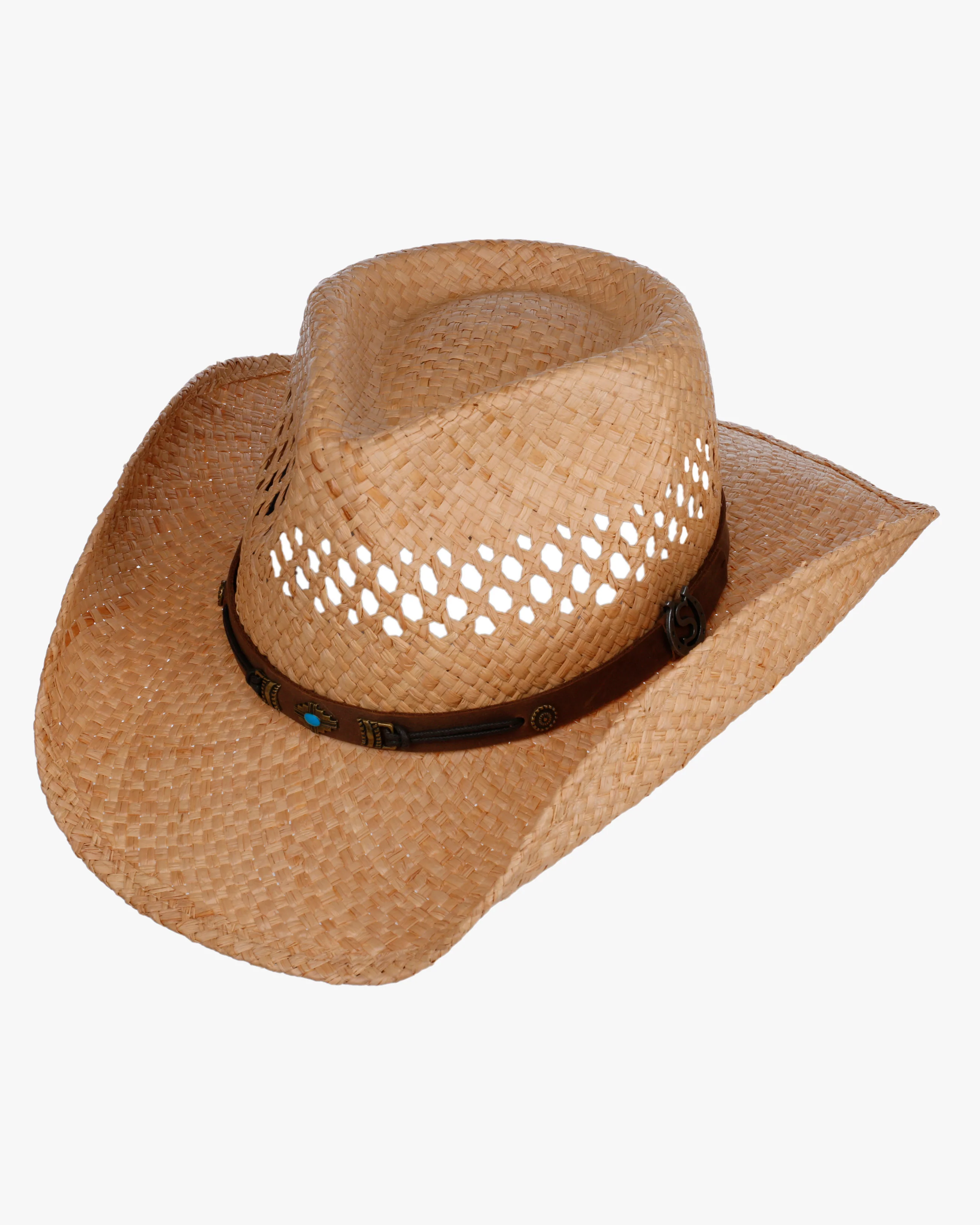 Stetson Western Raffia Hat - Natural - Image 3