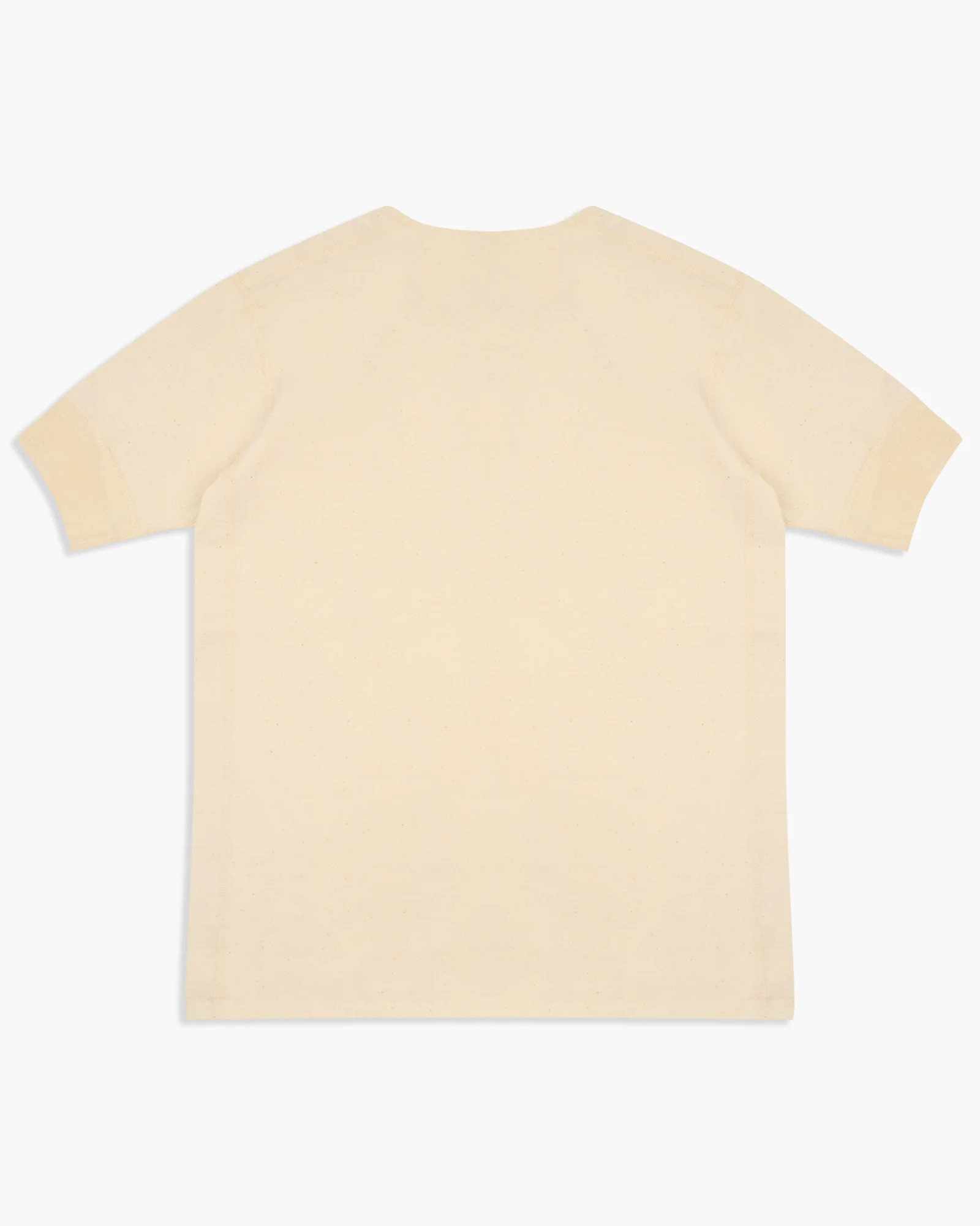 Stevenson Overall Co. SH SideFlex Loopwheeled S/S Henley - Oatmeal - Image 4