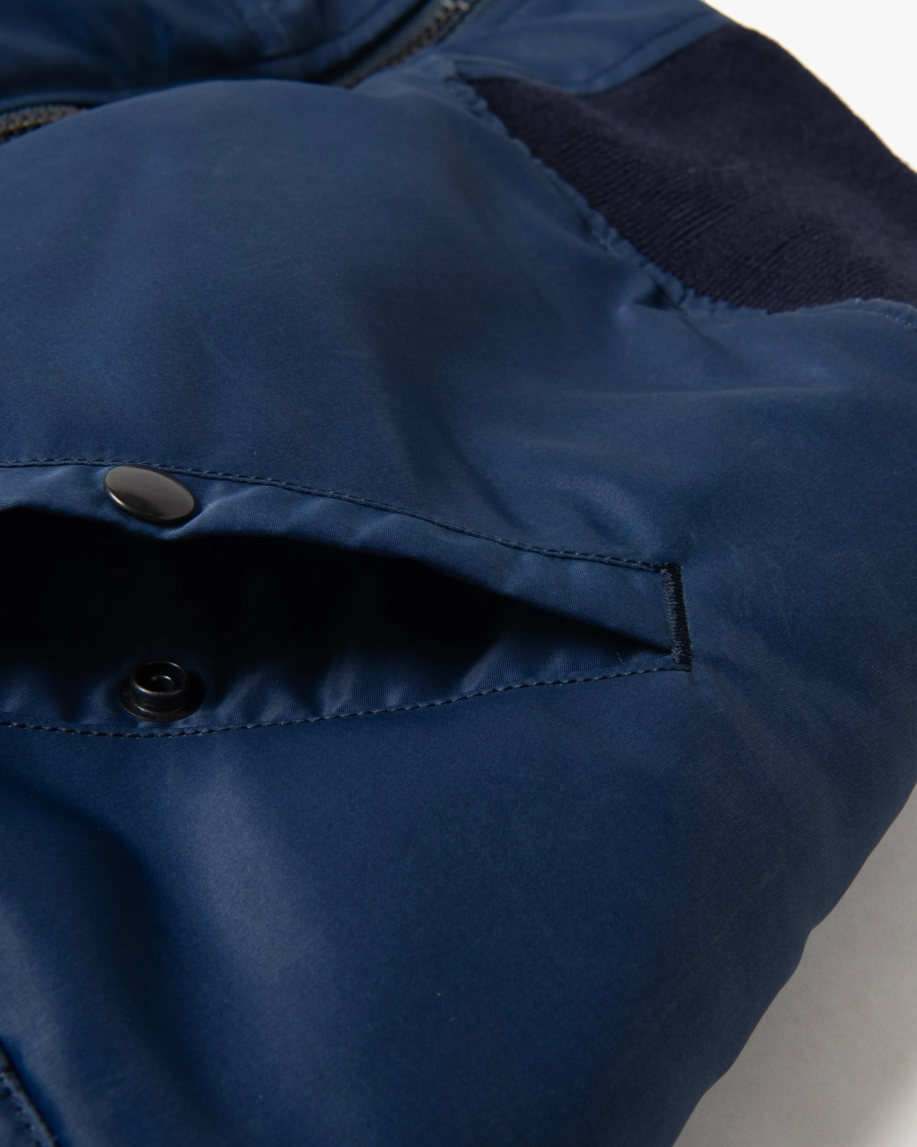 Studio D'Artisan 4623 Indigo MA-1 Jacket - Blue - Image 6