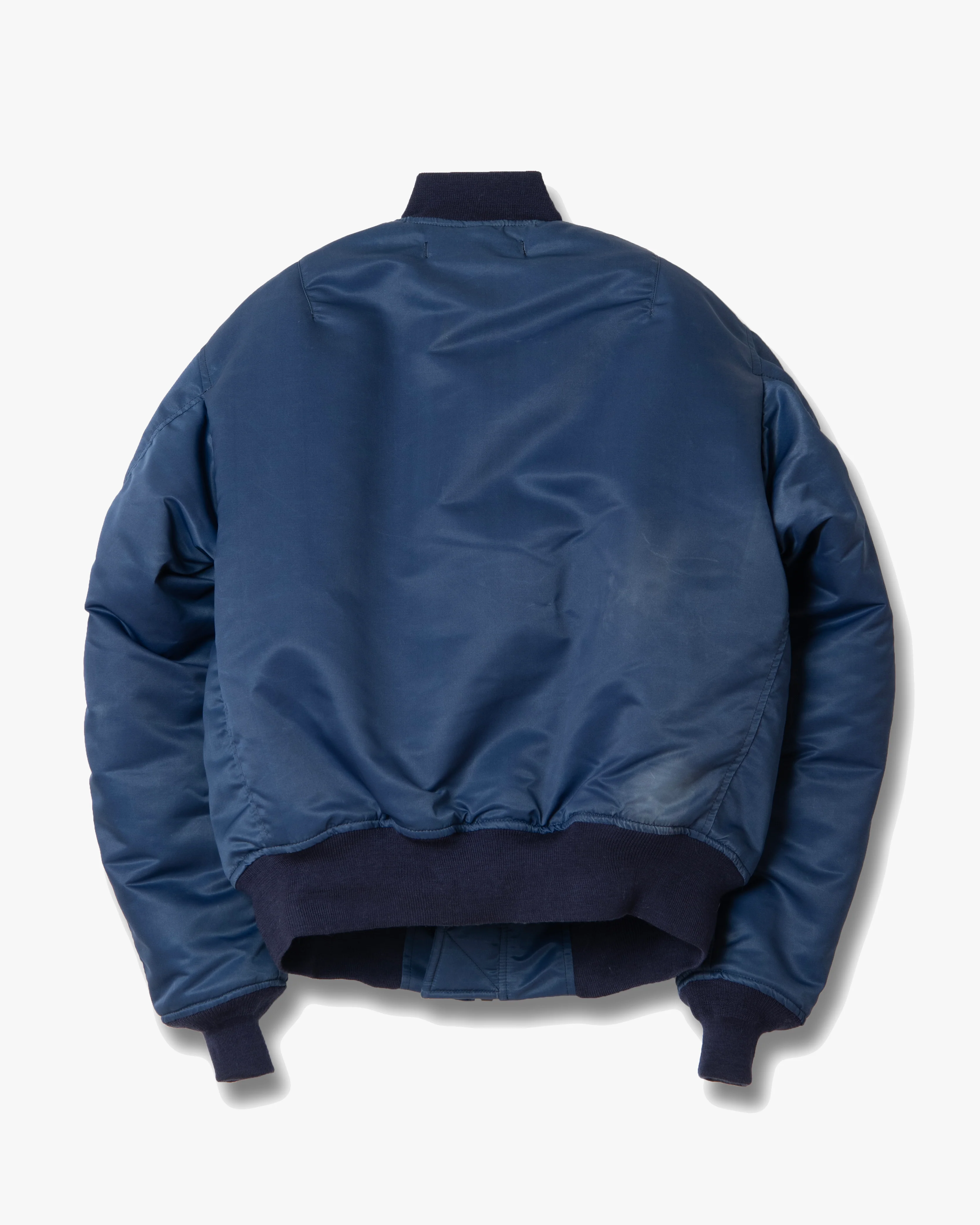 Studio D'Artisan 4623 Indigo MA-1 Jacket - Blue - Image 9
