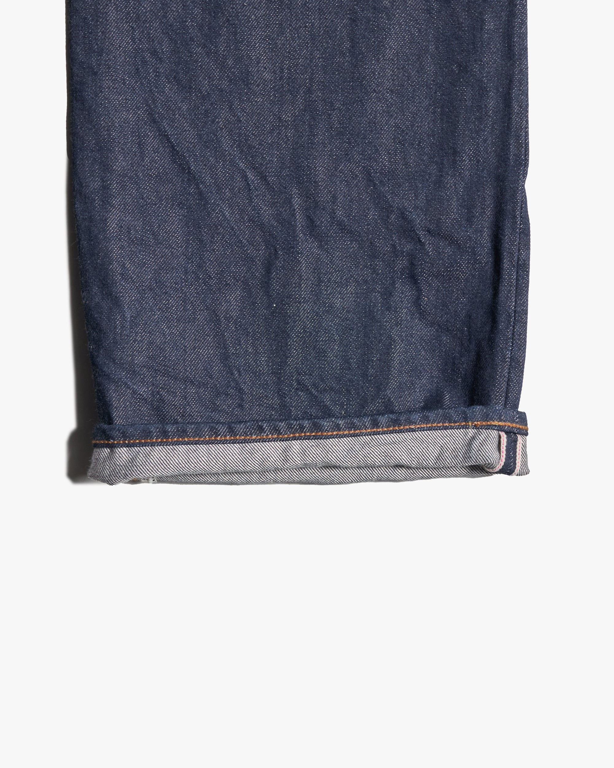 Studio D'Artisan D1922W Suvin Gold Wide Straight 15oz Selvedge Jeans - Onewash - Image 7