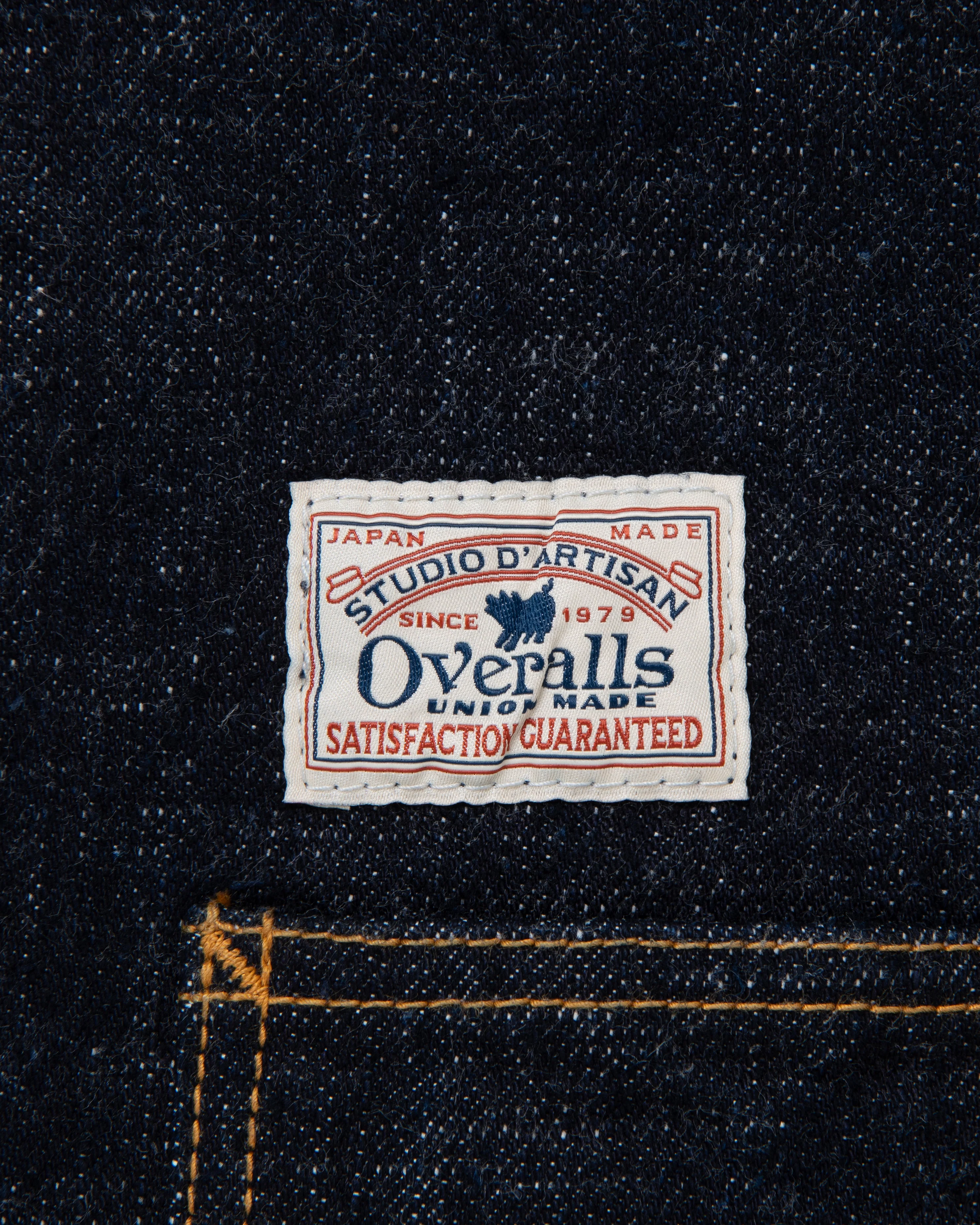 Studio D'Artisan D4620 GL3 Selvedge Denim Coverall - Indigo - Image 2