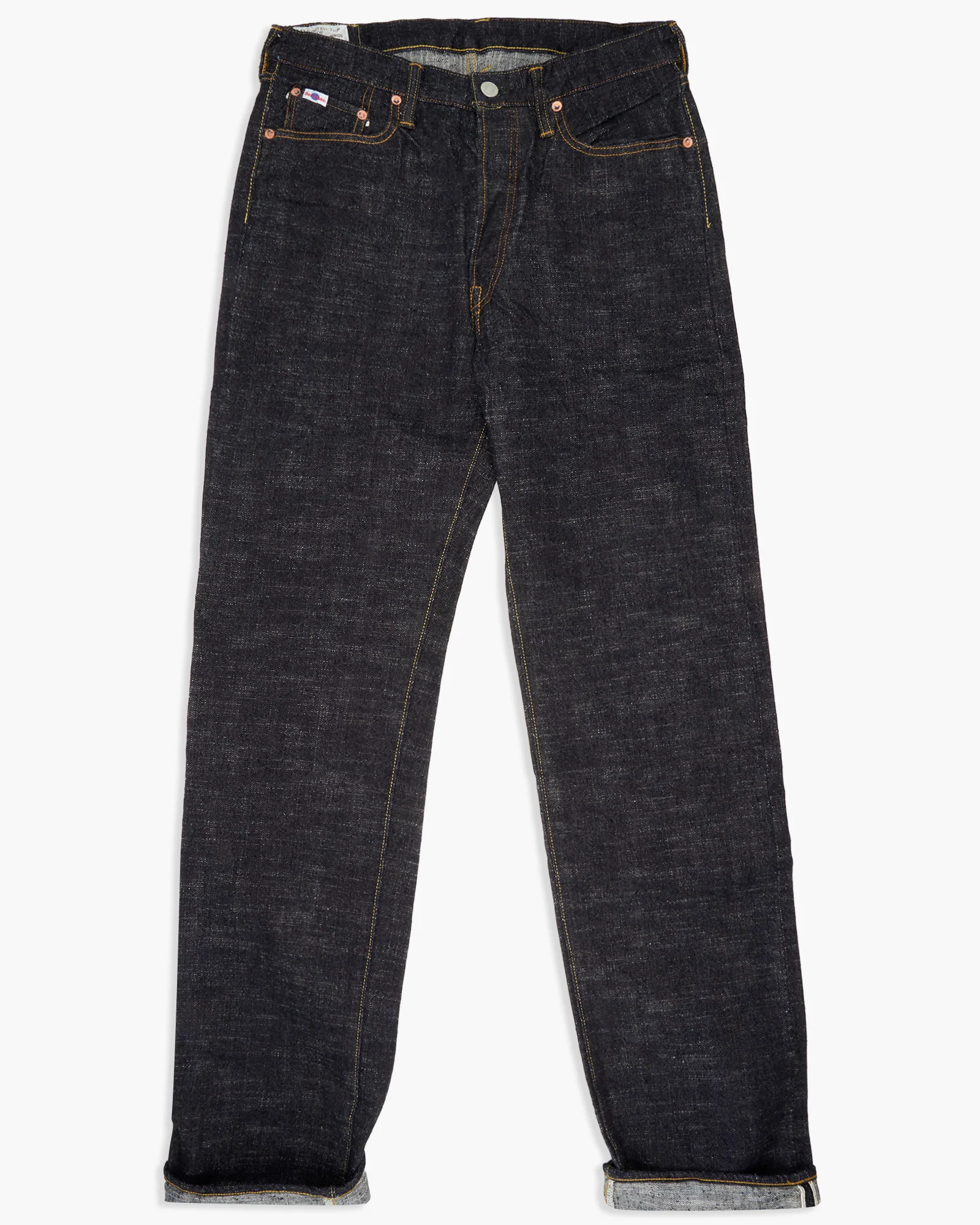 Studio D'Artisan SD-1001 'GL3' 15oz Selvedge Regular Straight Mens Jeans - Onewash - Image 4