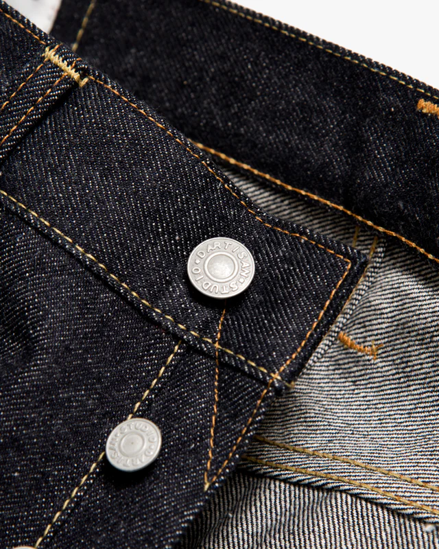 Studio D'Artisan SD-101 15oz Selvedge Regular Straight Mens Jeans - Onewash - Image 11