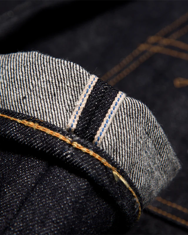 Studio D'Artisan SD-101 15oz Selvedge Regular Straight Mens Jeans - Onewash - Image 3