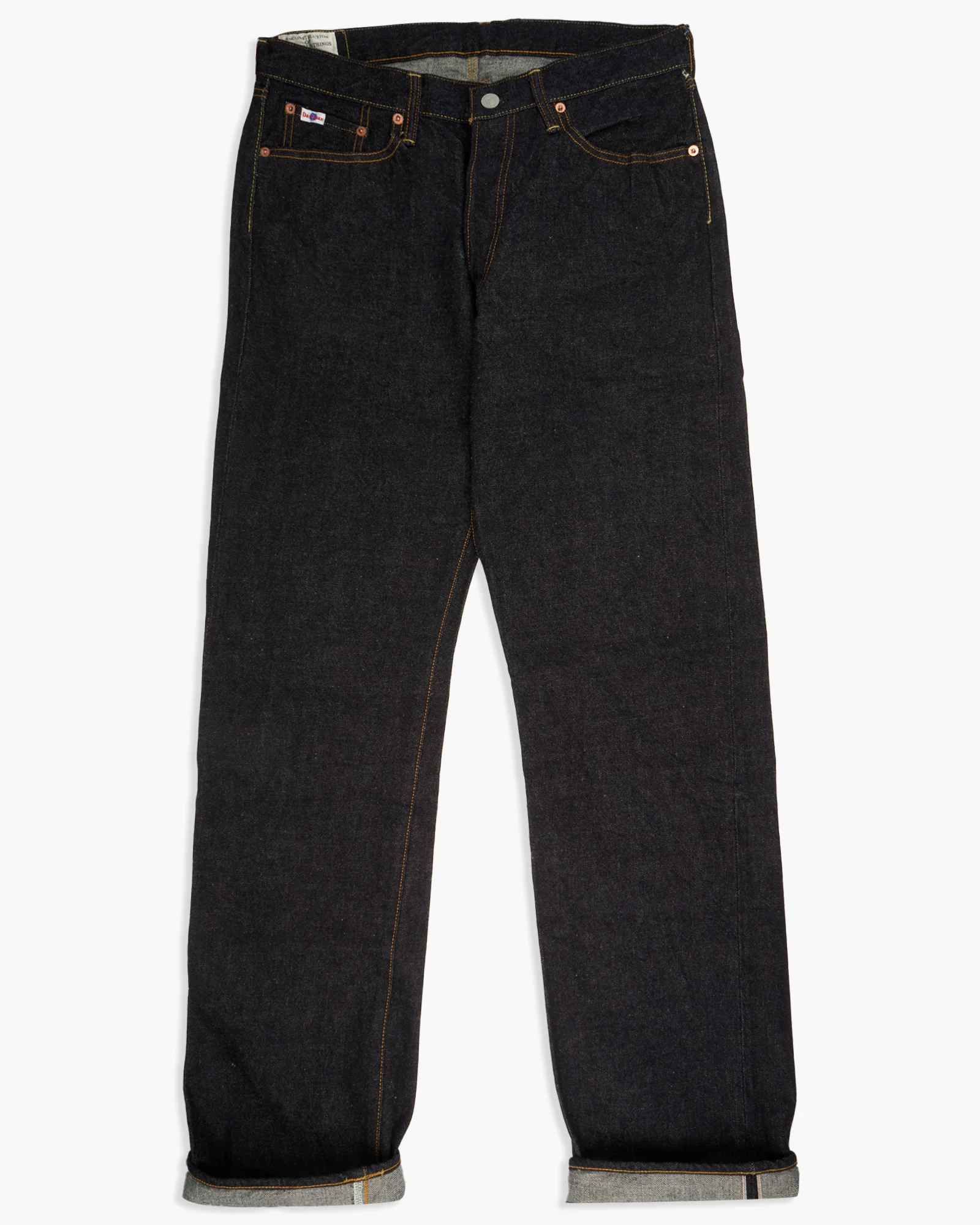 Studio D'Artisan SD-101 15oz Selvedge Regular Straight Mens Jeans - Onewash - Image 5