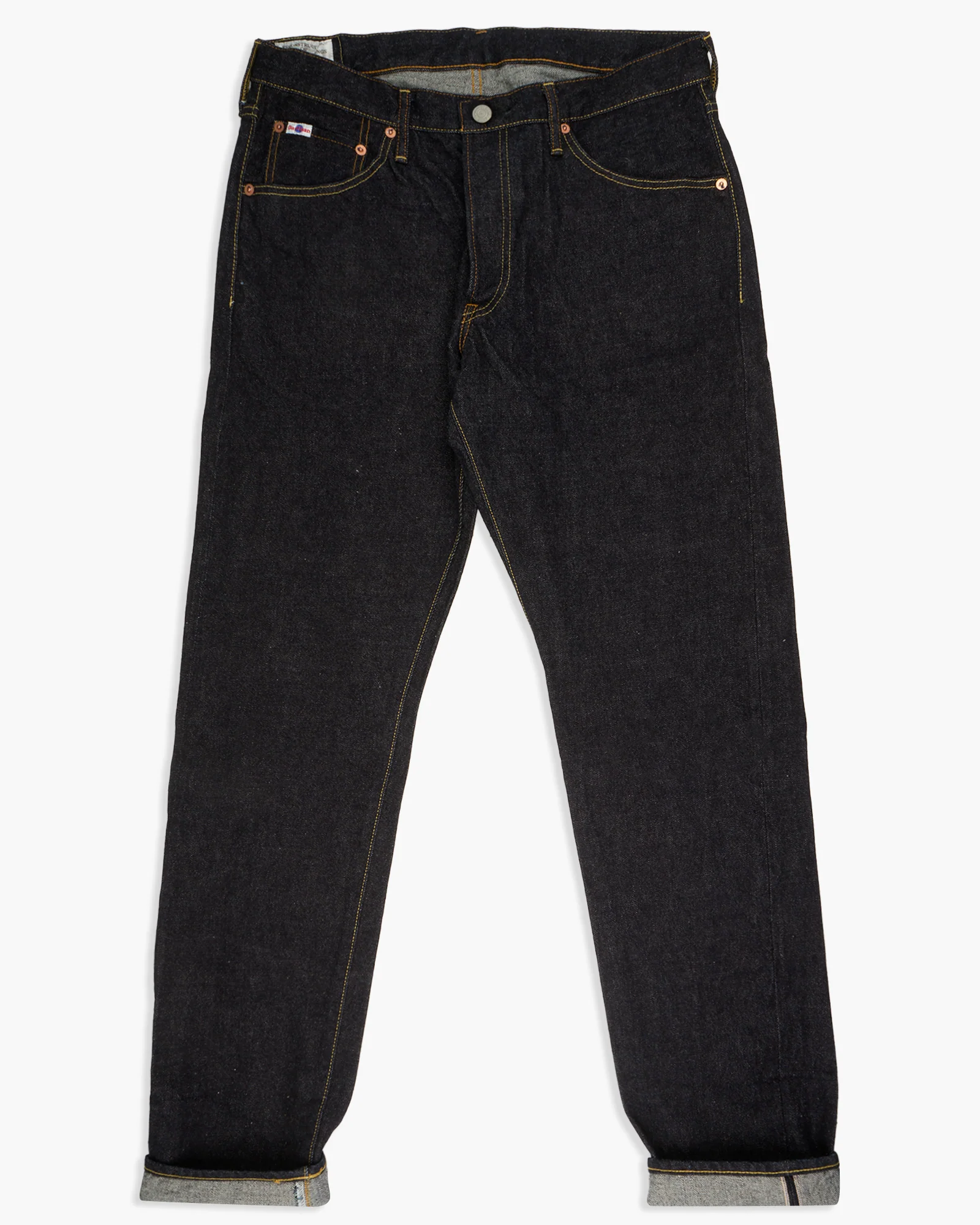 Studio D'Artisan SD-108 15oz Selvedge Relaxed Tapered Mens Jeans - Onewash - Image 4