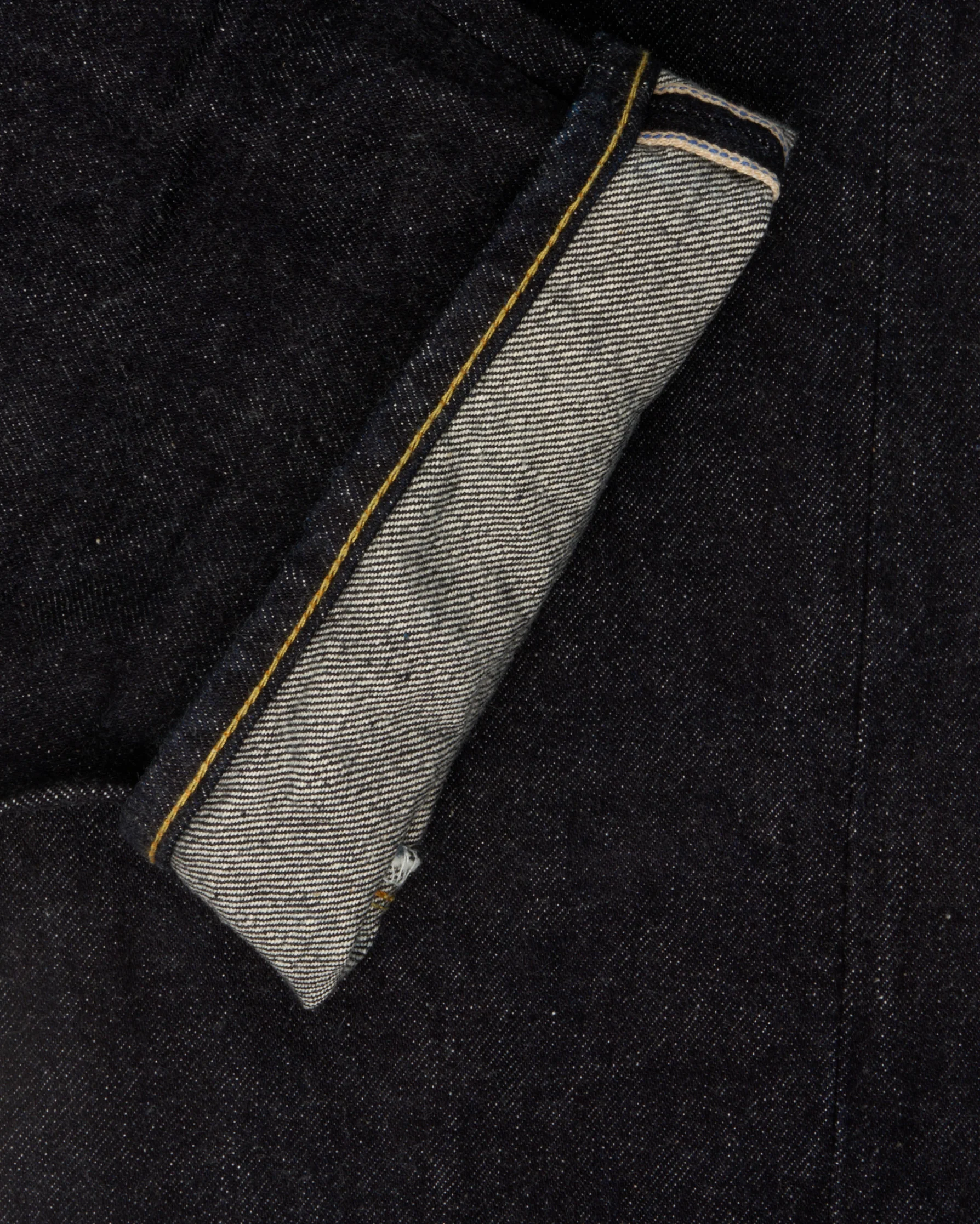 Studio D'Artisan SD-108 15oz Selvedge Relaxed Tapered Mens Jeans - Onewash - Image 8