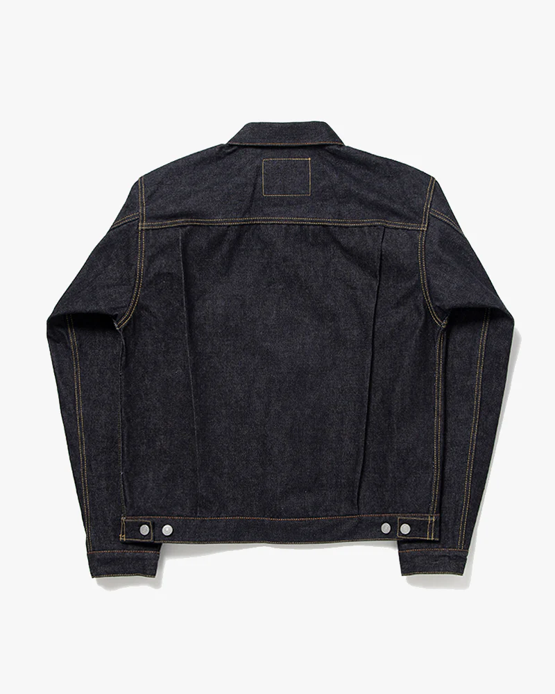 Studio D'Artisan SD-412 Type II Selvedge Denim Jacket - Indigo Onewash - Image 10