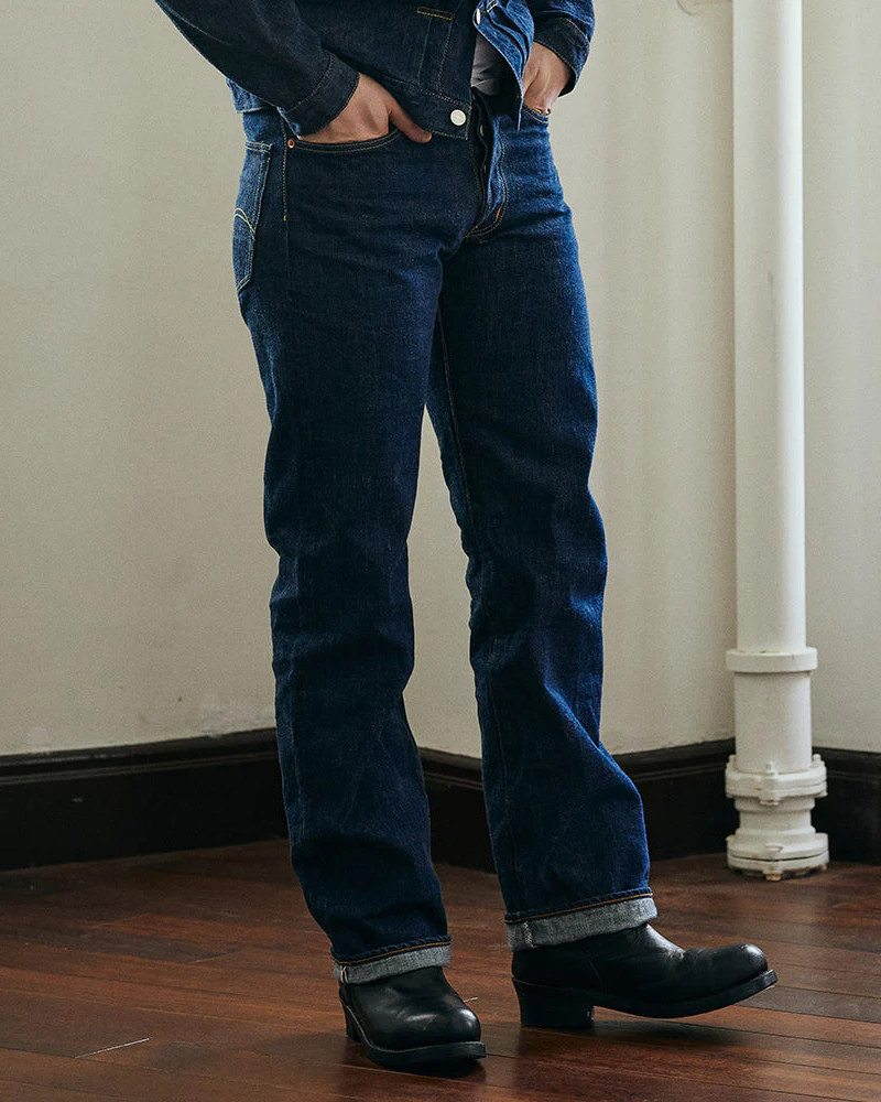 Studio D'Artisan SD-DO1 'The Origin' Regular Straight 15oz Selvedge Jeans - Onewash - Image 5