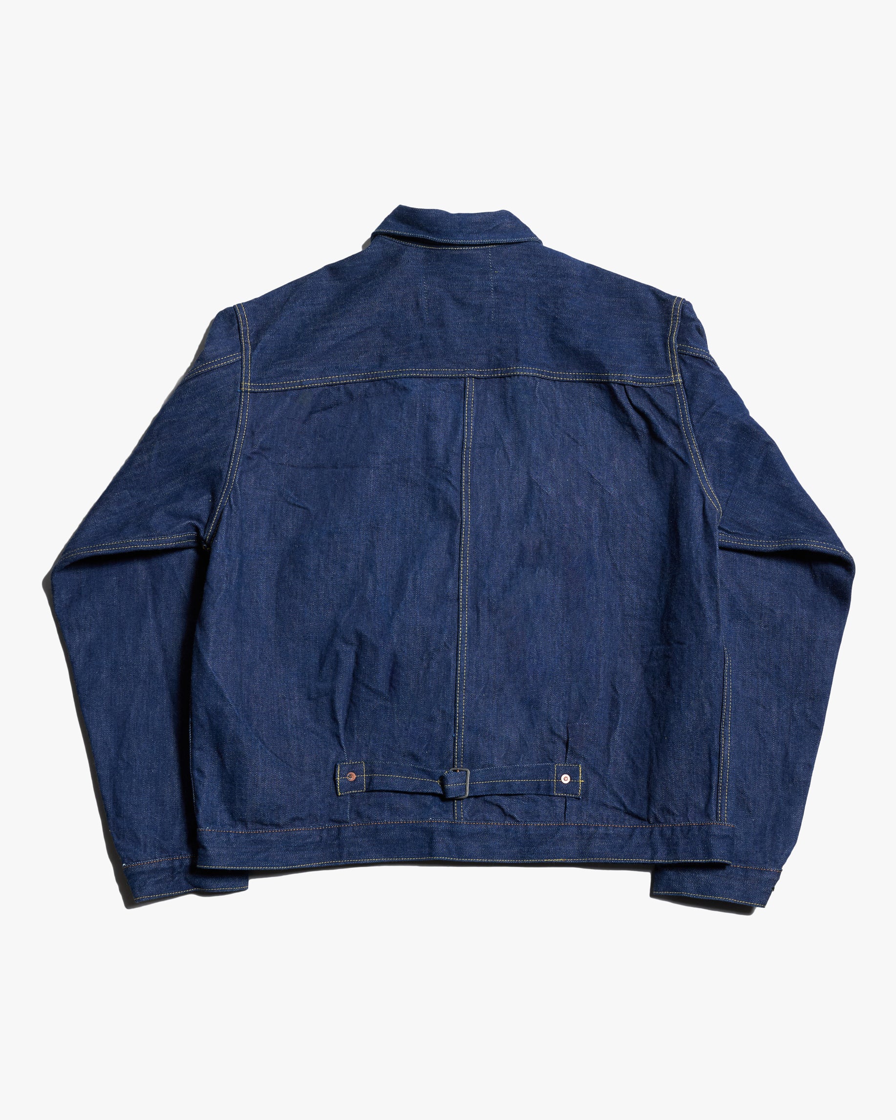 Studio D'Artisan SD-DO1J 'The Origin' 15oz Selvedge Denim Jacket - Onewash - Image 8