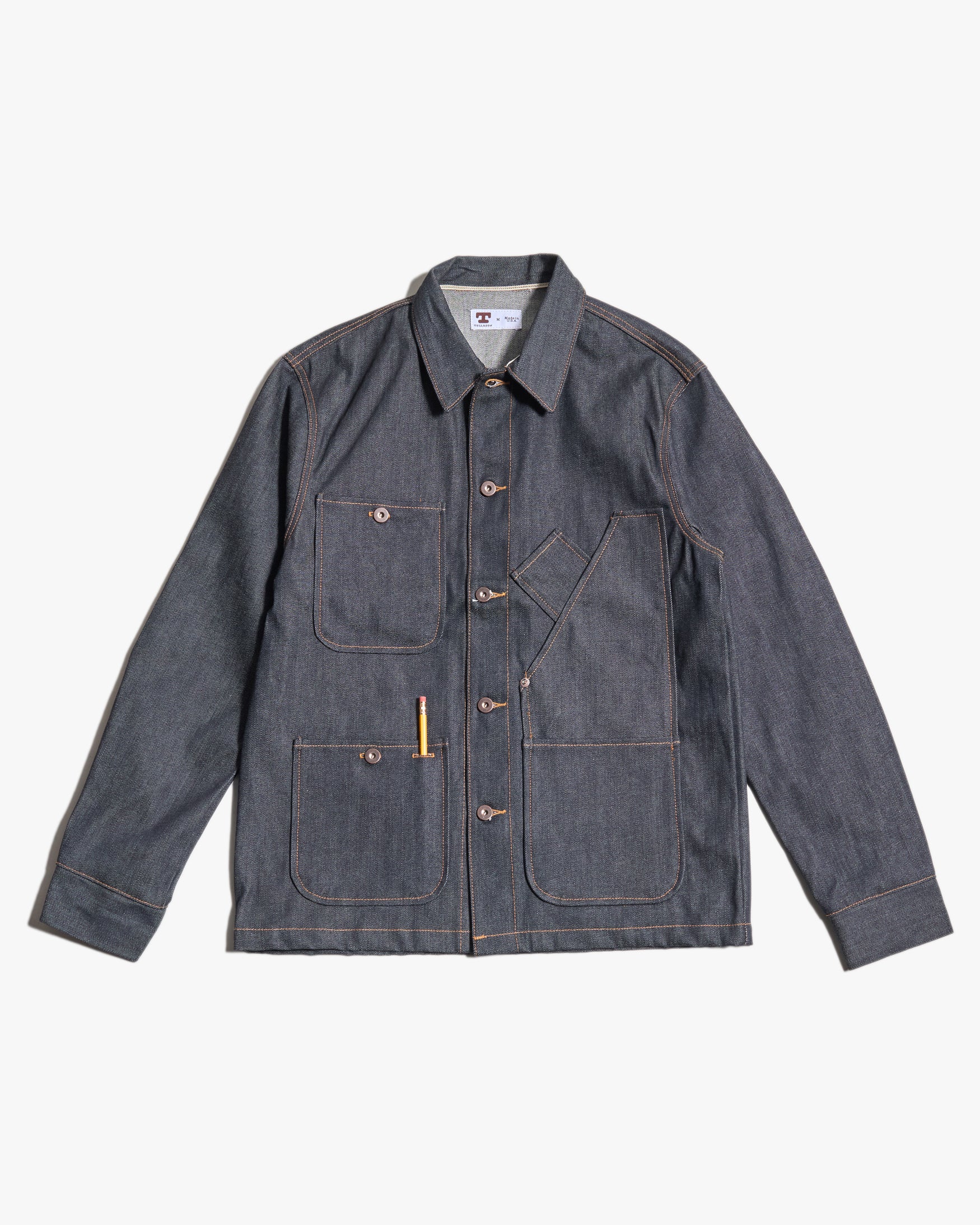 Tellason Coverall Jacket - 16.5oz Kaihara Selvedge Denim