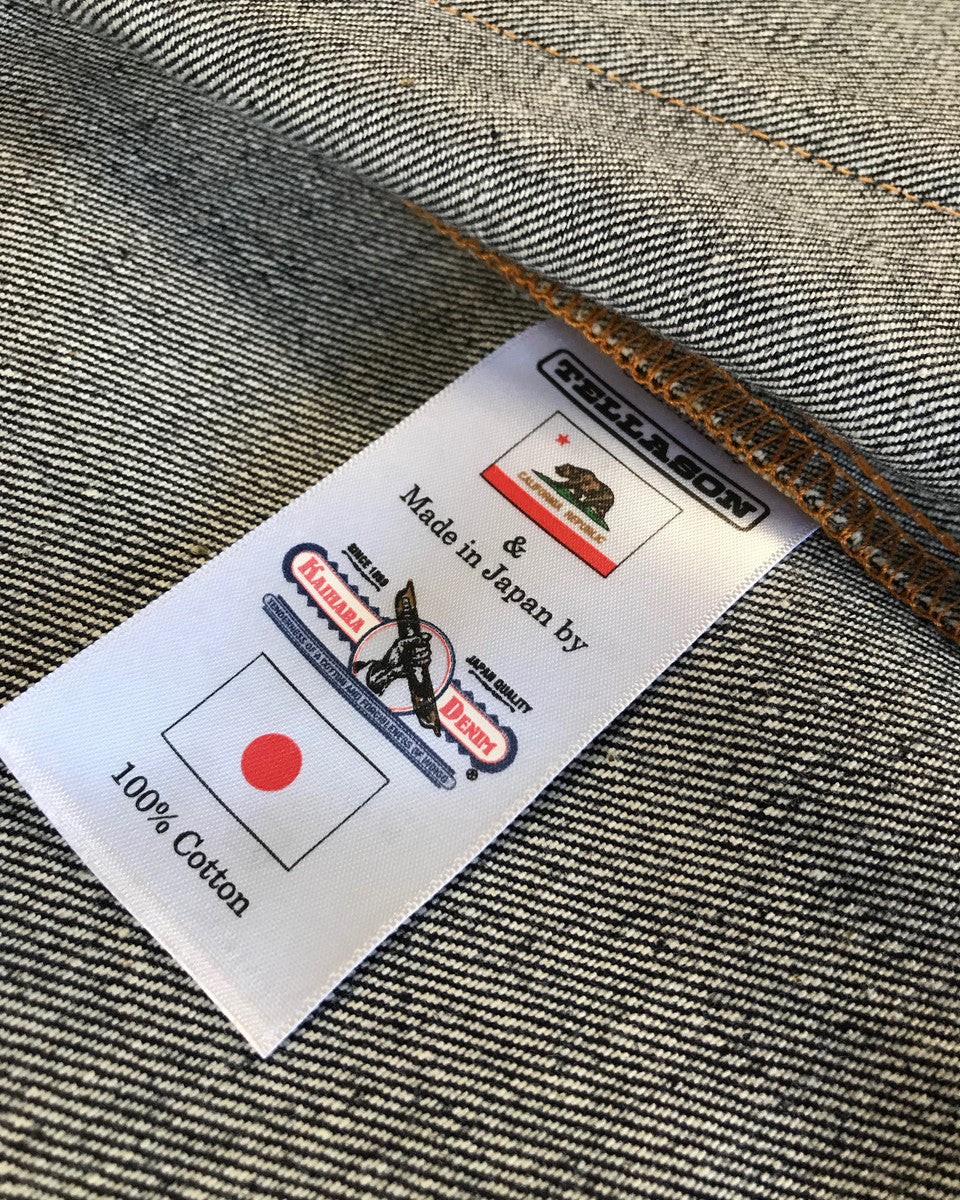 Tellason Coverall Jacket - 16.5oz Kaihara Selvedge Denim - Image 6