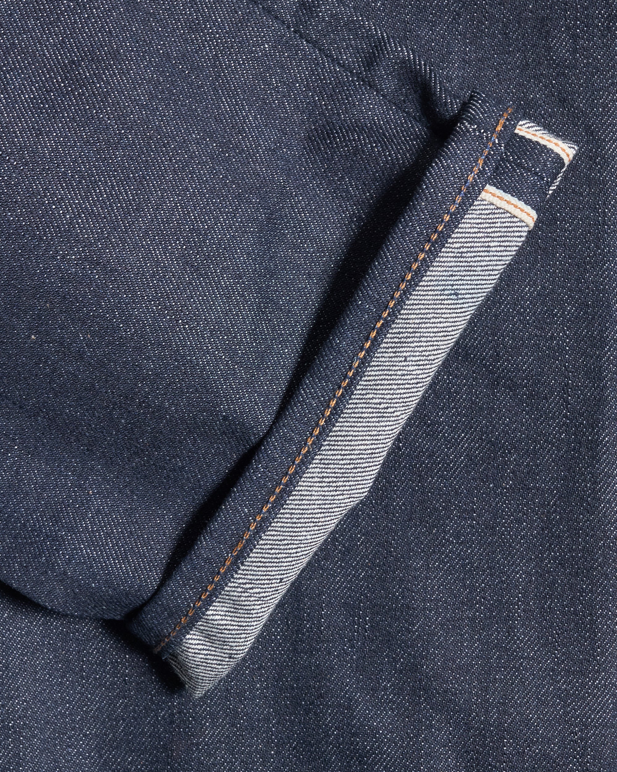 Tellason Elgin Slim Tapered Mens Jeans - 16.5oz Kaihara Selvedge Denim - Image 2