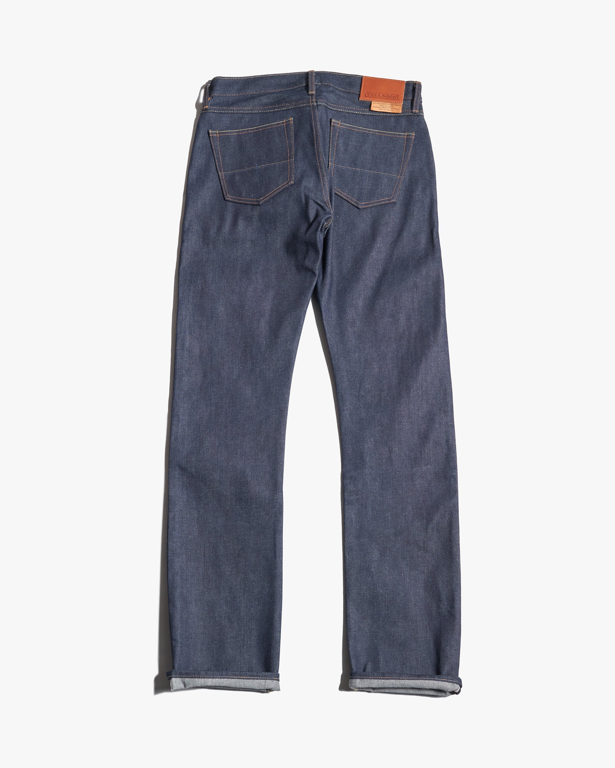 Tellason John Graham Mellor Slim Straight Mens Jeans - 16.5oz Kaihara Selvedge Denim - Image 4