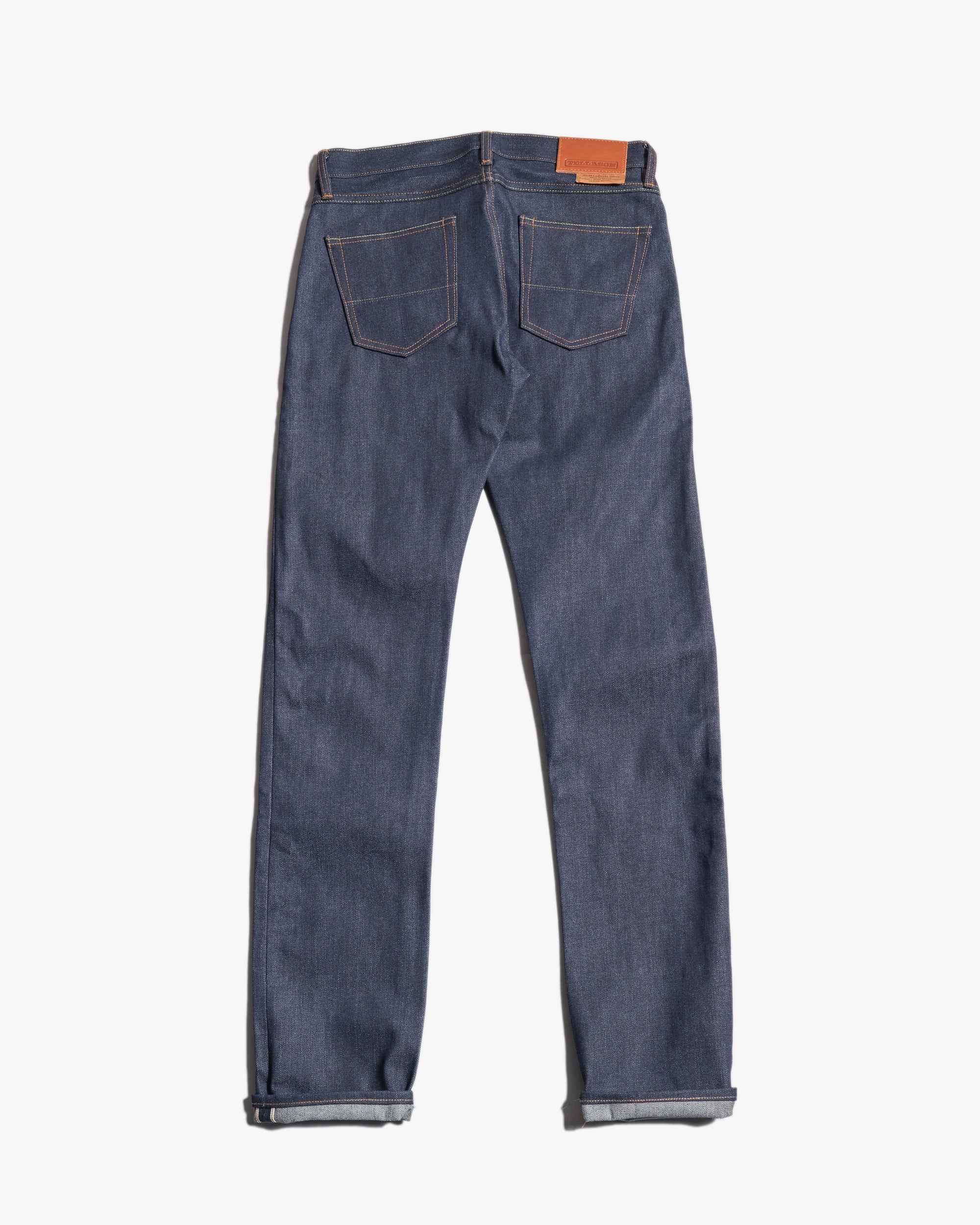 Tellason Ladbroke Grove Slim Tapered Mens Jeans - 16.5oz Kaihara Selvedge Denim - Image 4