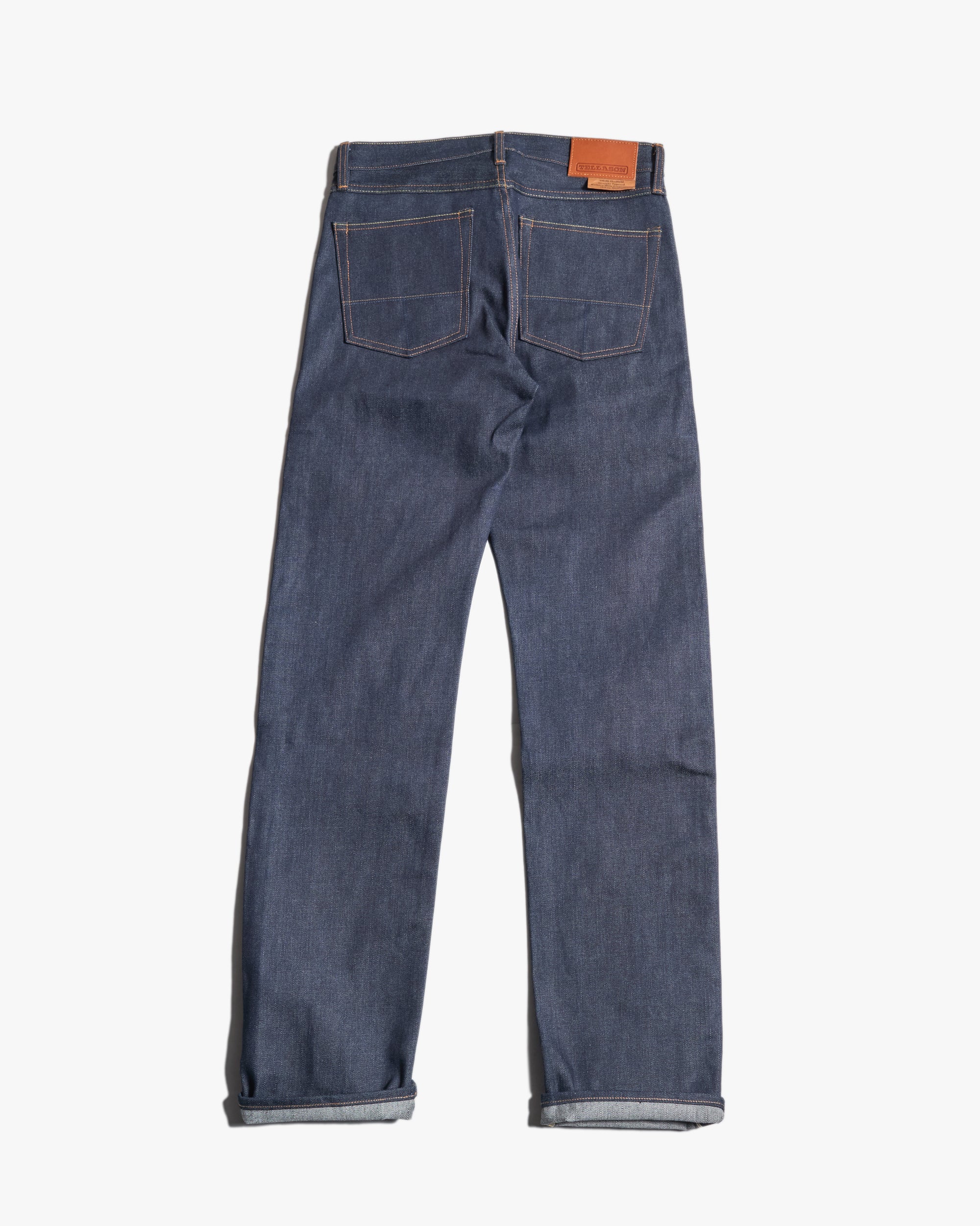 Tellason Sheffield Relaxed Straight Mens Jeans - 16.5oz Kaihara Selvedge Denim - Image 4