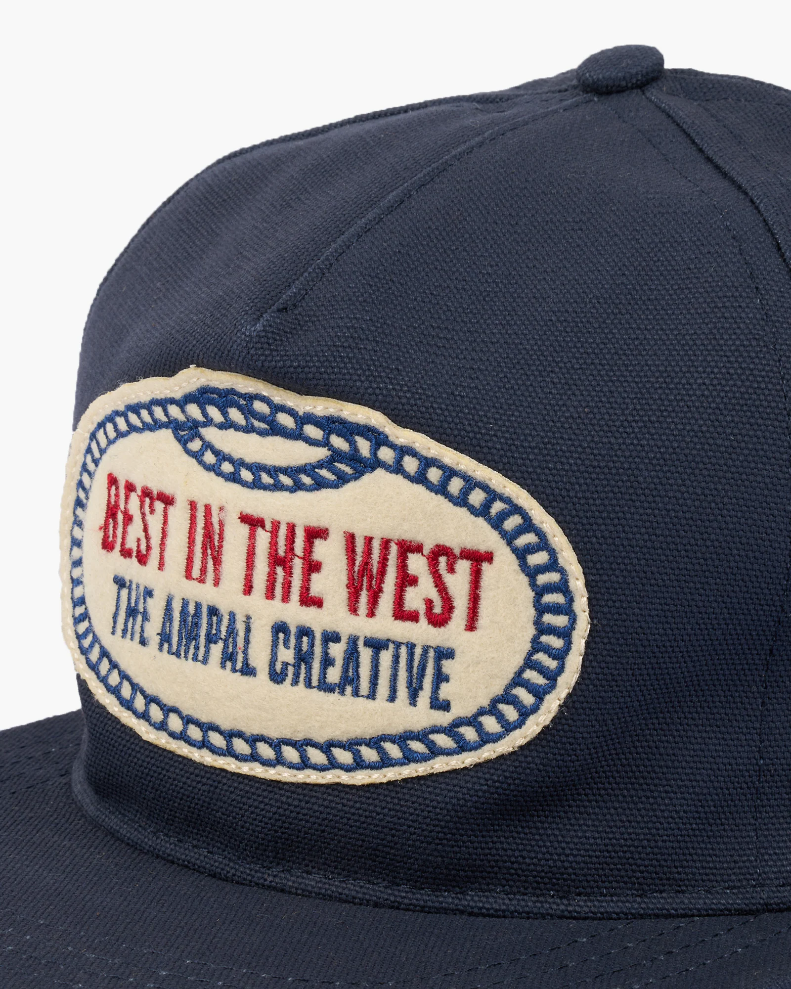 The Ampal Creative Best In West Strapback Cap - Navy - Image 2