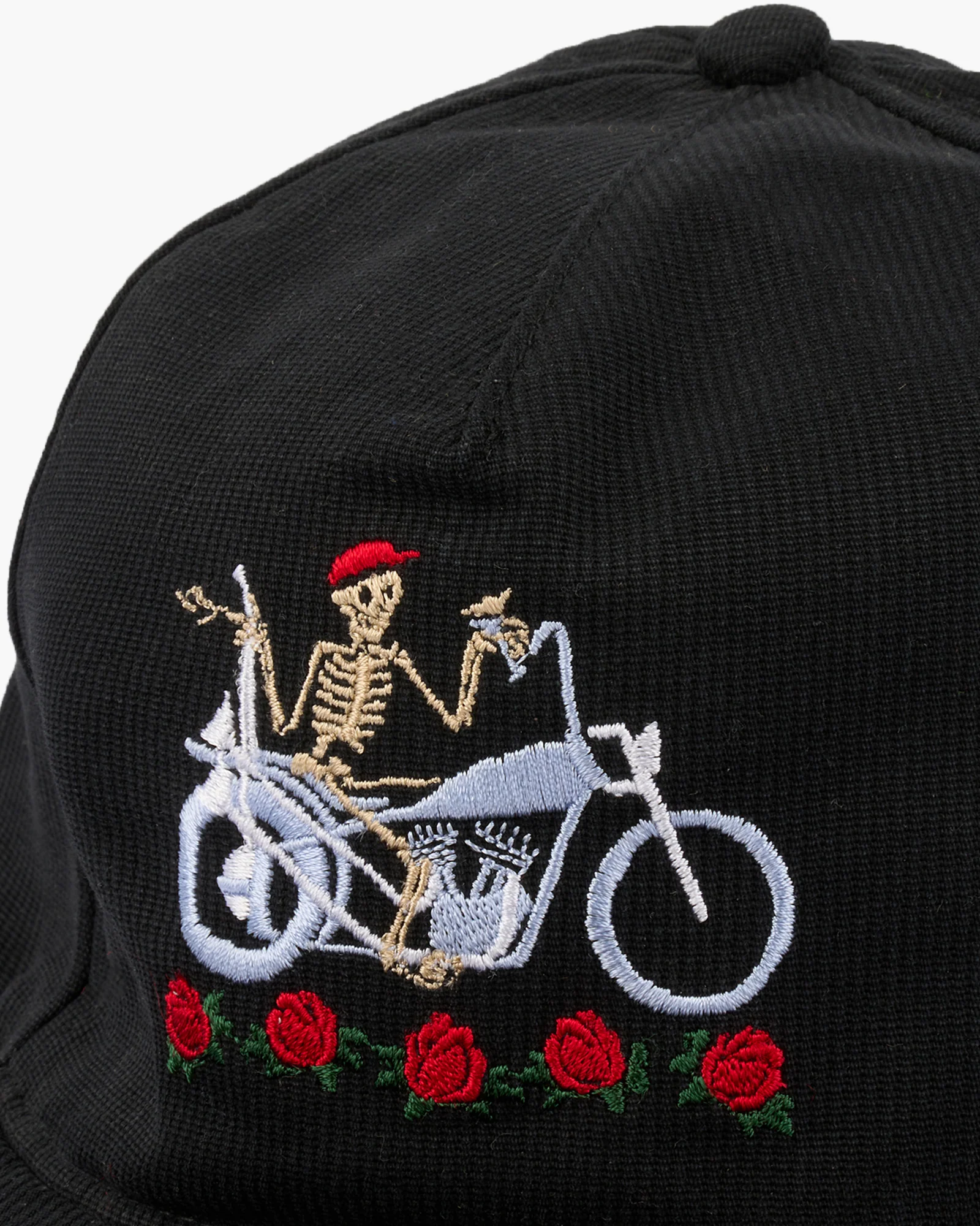 The Ampal Creative Dead Flowers Strapback Cap - Black - Image 2