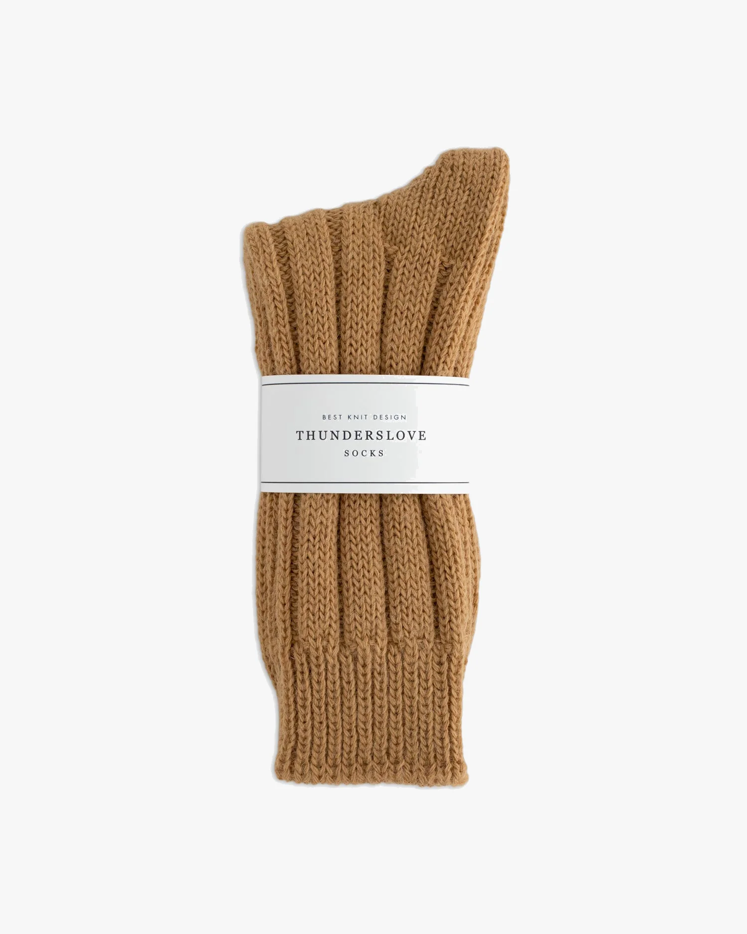 Thunders Love Wool Collection Socks - Shetland Sand - Image 3
