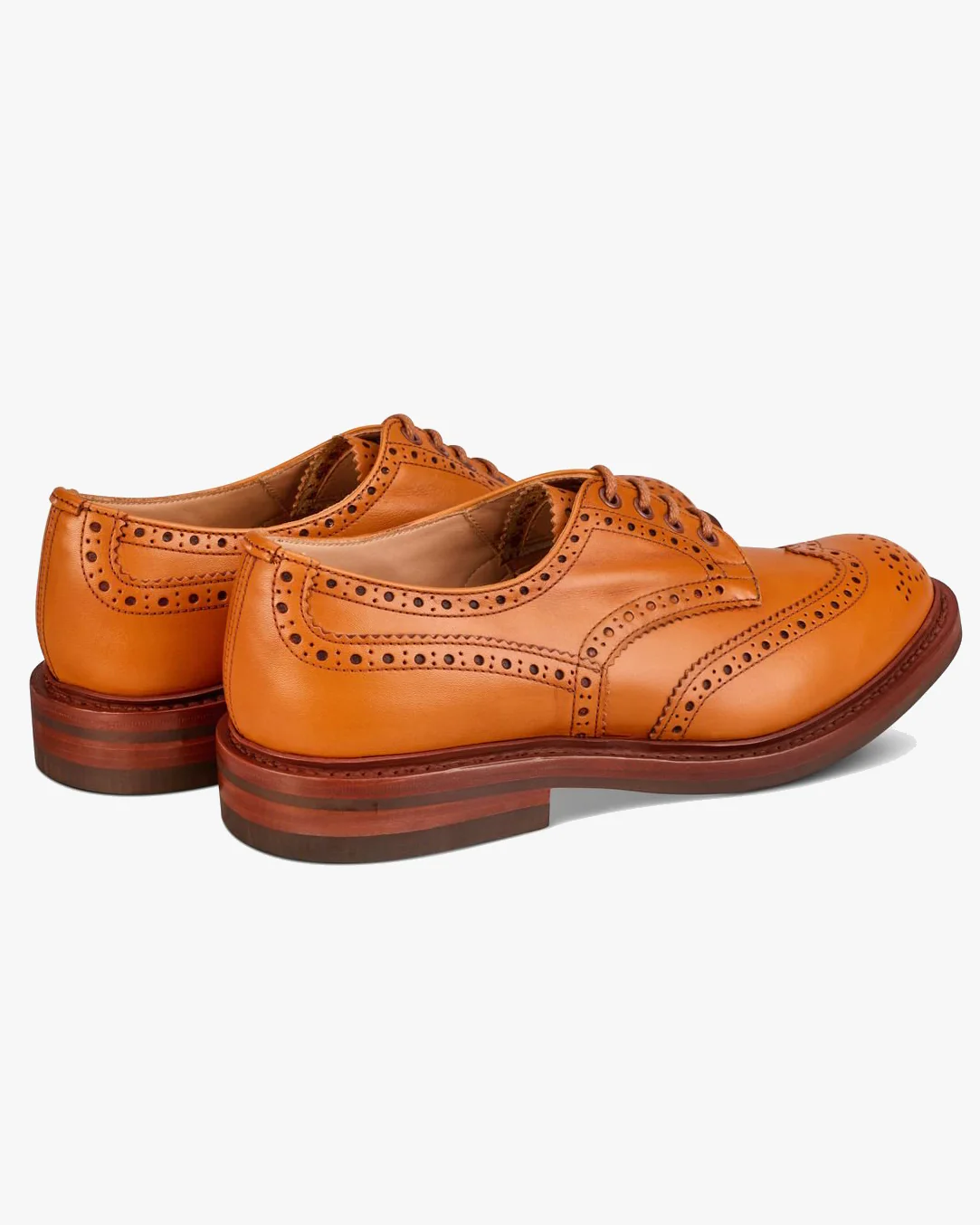 Trickers Bourton Country Derby Brogues - Acorn Antique / Dainite Sole - Image 4