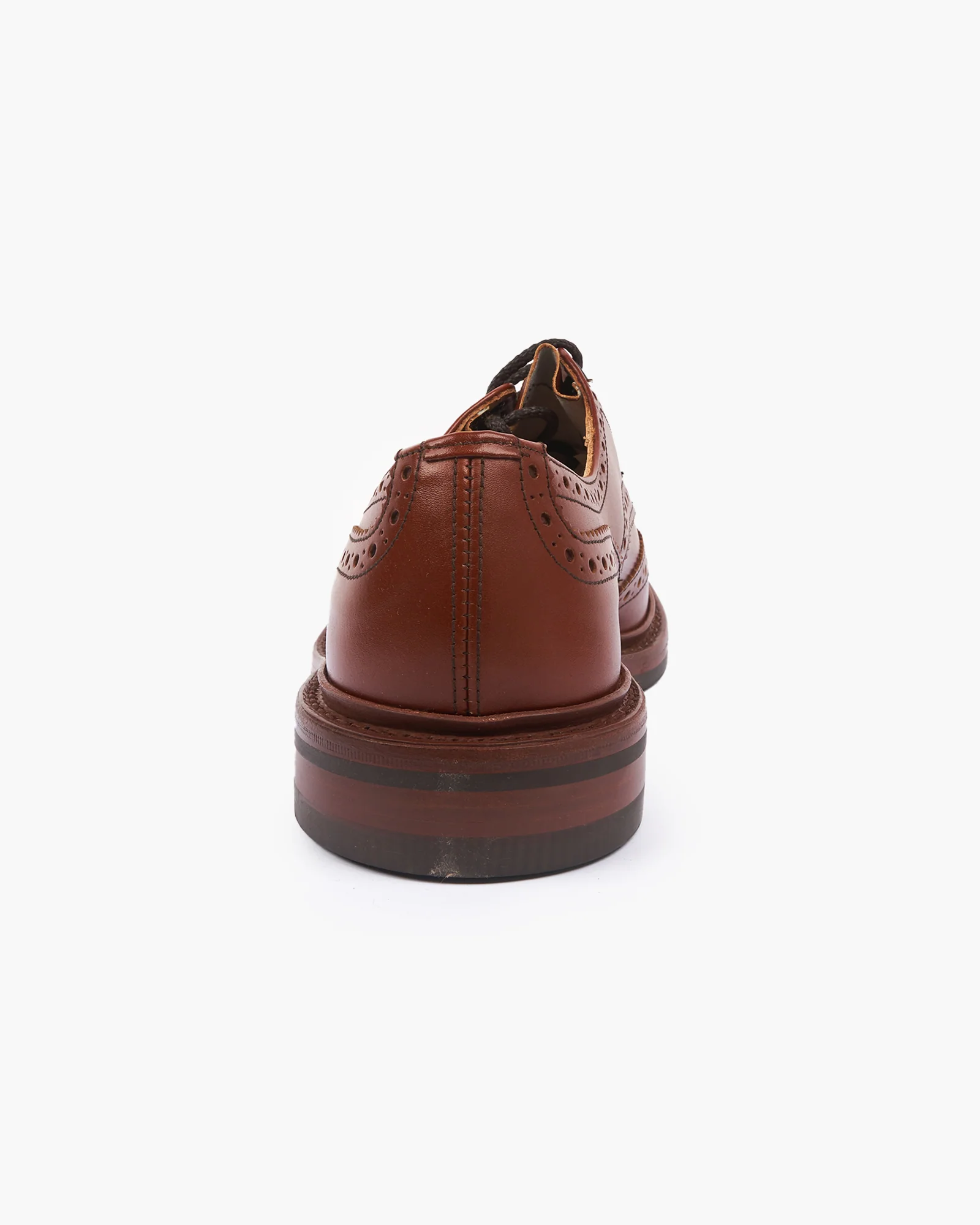 Trickers Bourton Country Derby Brogues - Marron Antique / Dainite Sole - Image 5