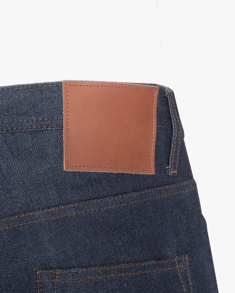 Unbranded UB601 Relaxed Tapered Mens Jeans - 14.5oz Indigo Selvedge - Image 6