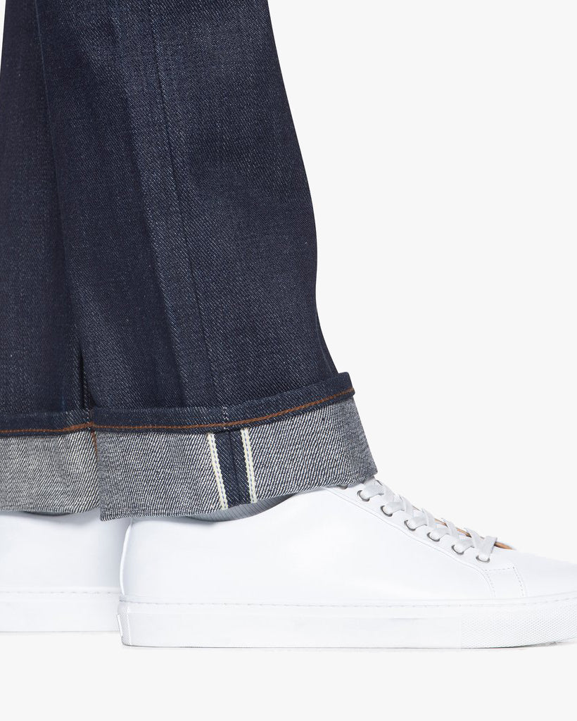 Unbranded UB321 Straight Fit Mens Jeans - 21oz Indigo Selvedge - Image 2