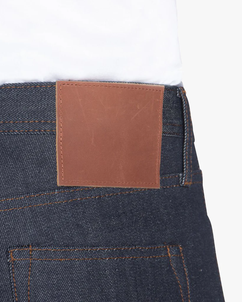 Unbranded UB101 Skinny Fit Mens Jeans - 14.5oz Indigo Selvedge - Image 6