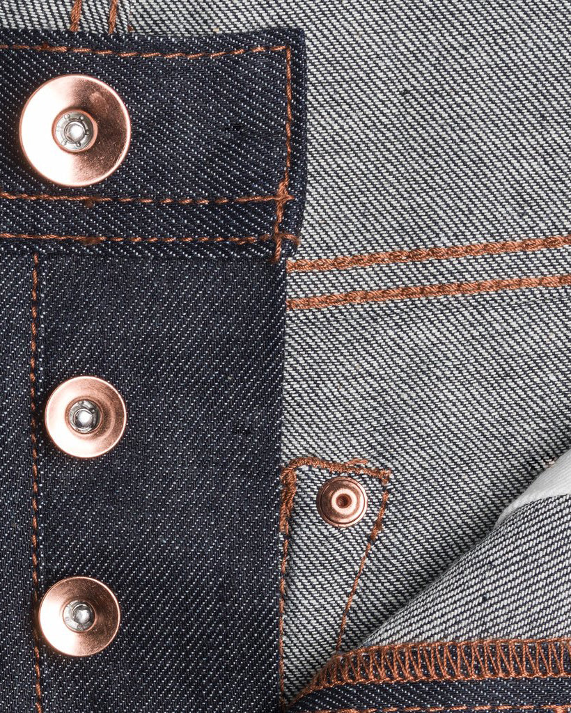 Unbranded UB122 Skinny Fit Mens Jeans - 11oz Indigo Stretch Selvedge - Image 7