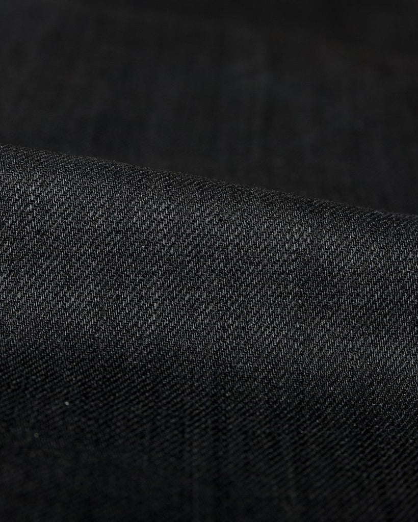 Unbranded UB144 Skinny Fit Mens Jeans - 11oz Solid Black Stretch Selvedge - Image 8