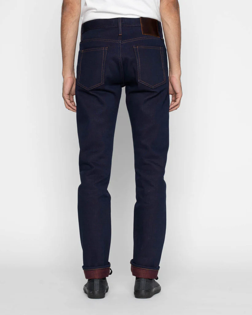 Unbranded UB291 Tapered Fit Mens Jeans - 21oz Heavy Red Weft Selvedge - Image 5