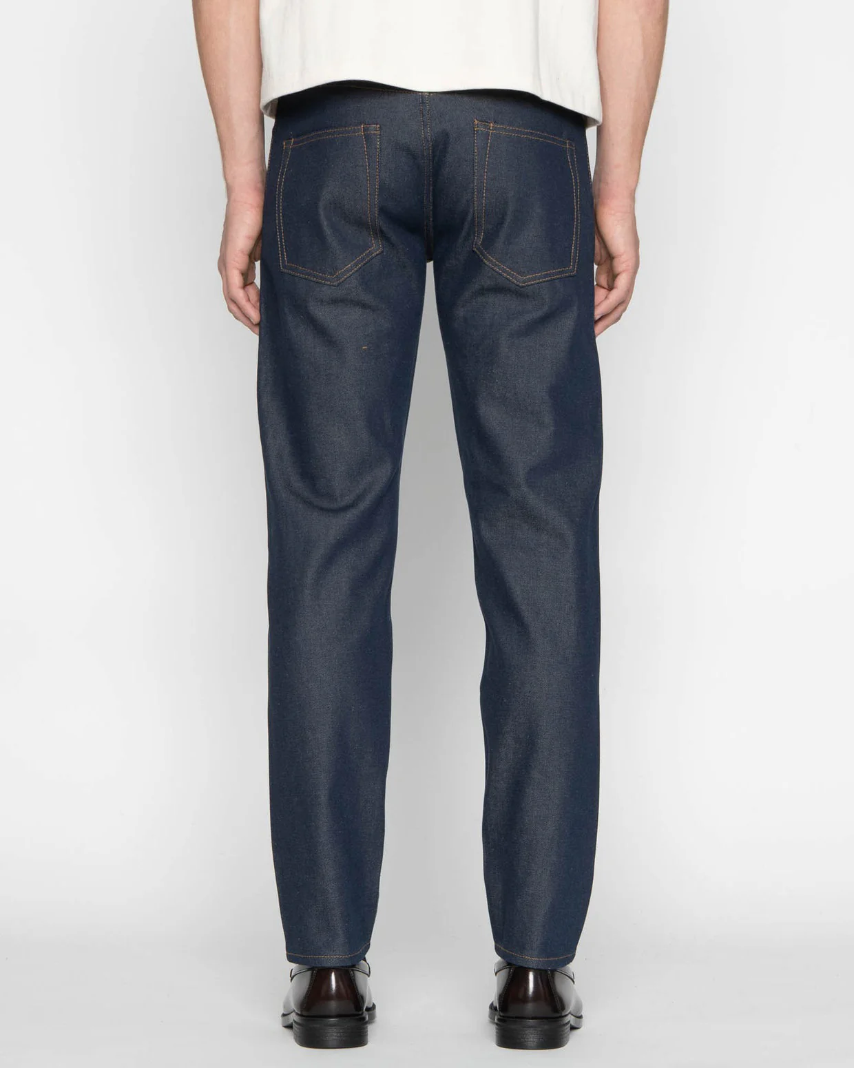 Unbranded UB654 Relaxed Tapered Mens Jeans - 13.5oz Vintage Blue Selvedge - Image 5