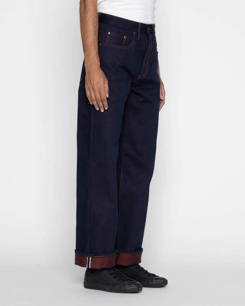 Unbranded UB791 Wide Fit Mens Jeans - 21oz Heavy Red Weft Selvedge - Image 4