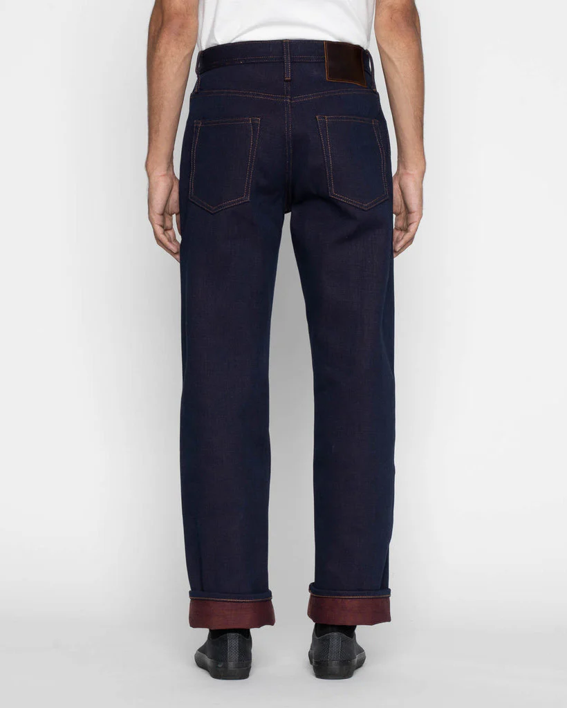 Unbranded UB791 Wide Fit Mens Jeans - 21oz Heavy Red Weft Selvedge - Image 5