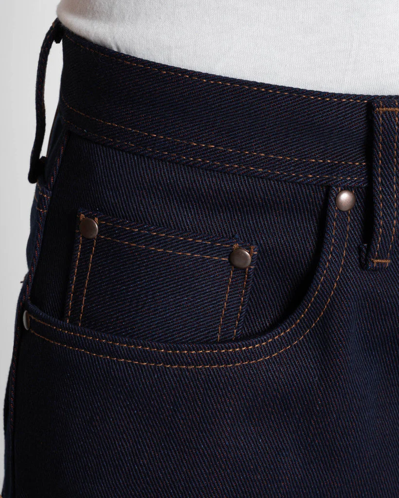 Unbranded UB791 Wide Fit Mens Jeans - 21oz Heavy Red Weft Selvedge - Image 6