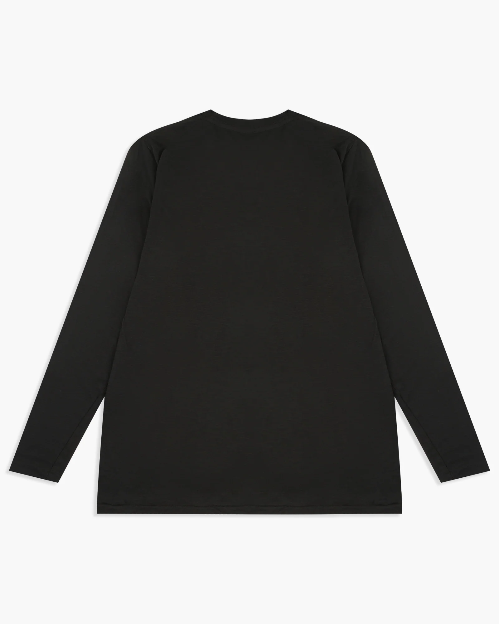 Velva Sheen Rolled L/S Regular Tee - Black - Image 4