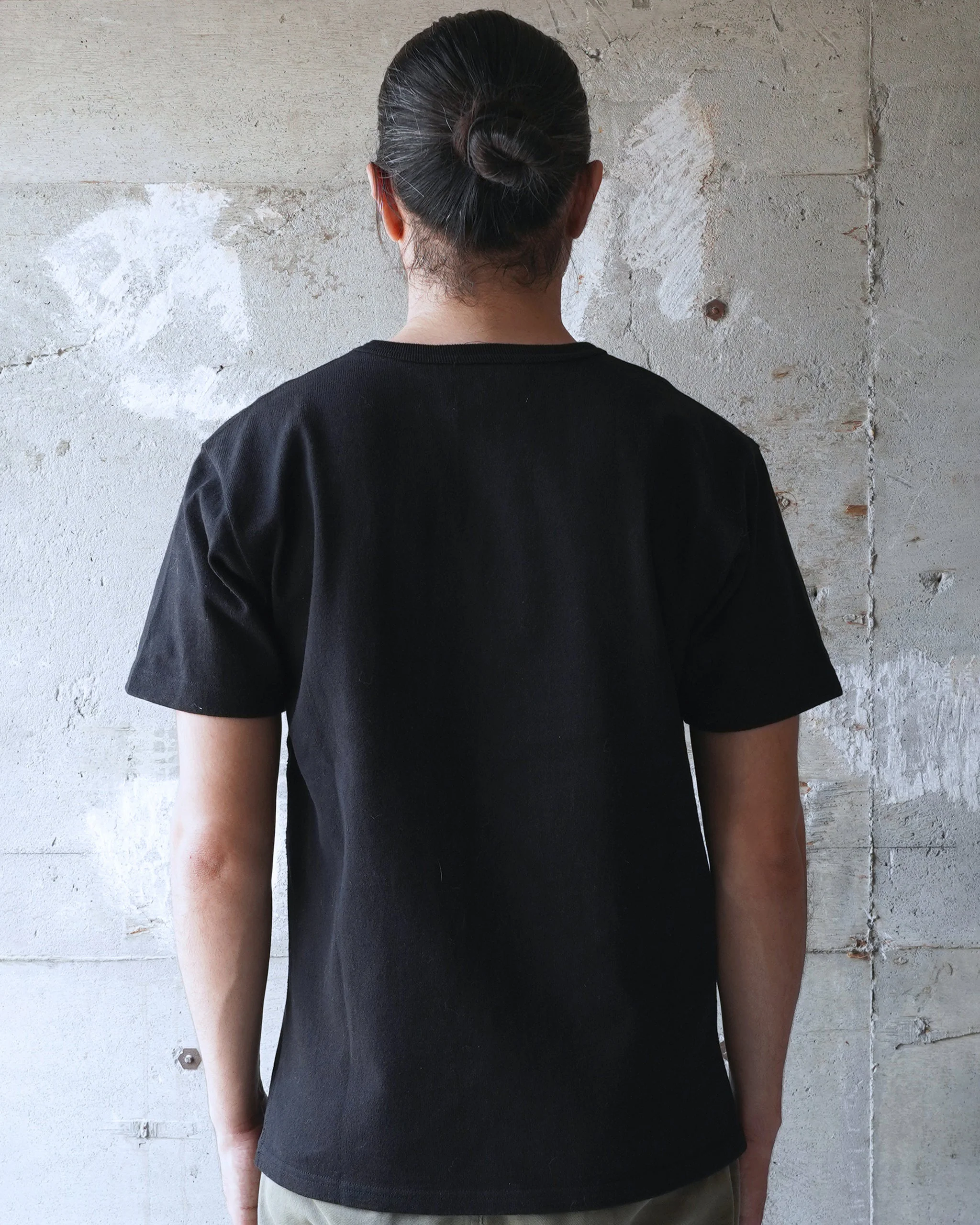 Wonder Looper 409gsm Double Heavyweight T Shirt - Black - Image 4